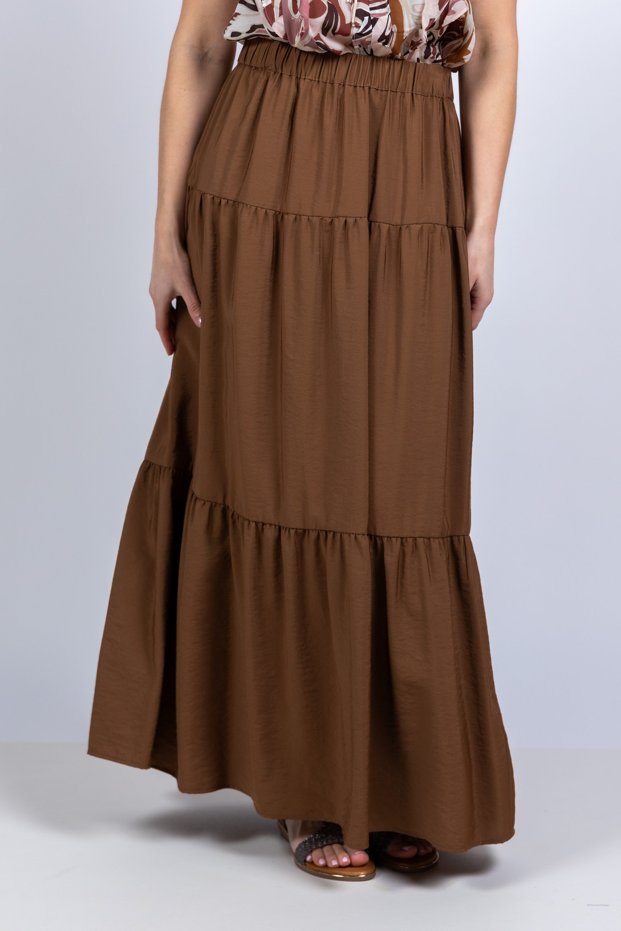Rok met volant - Cognac