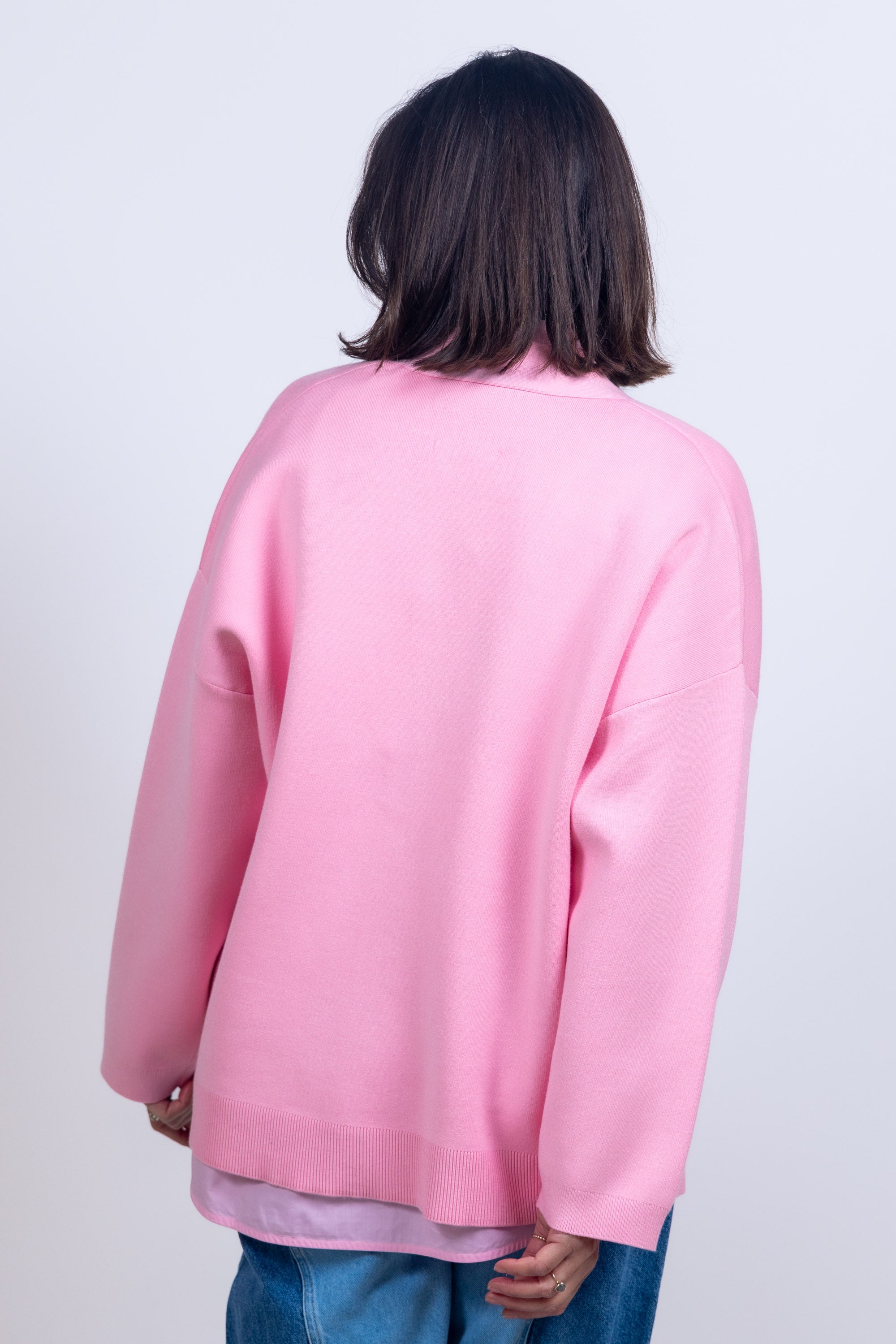 Vest met knopen - Roze