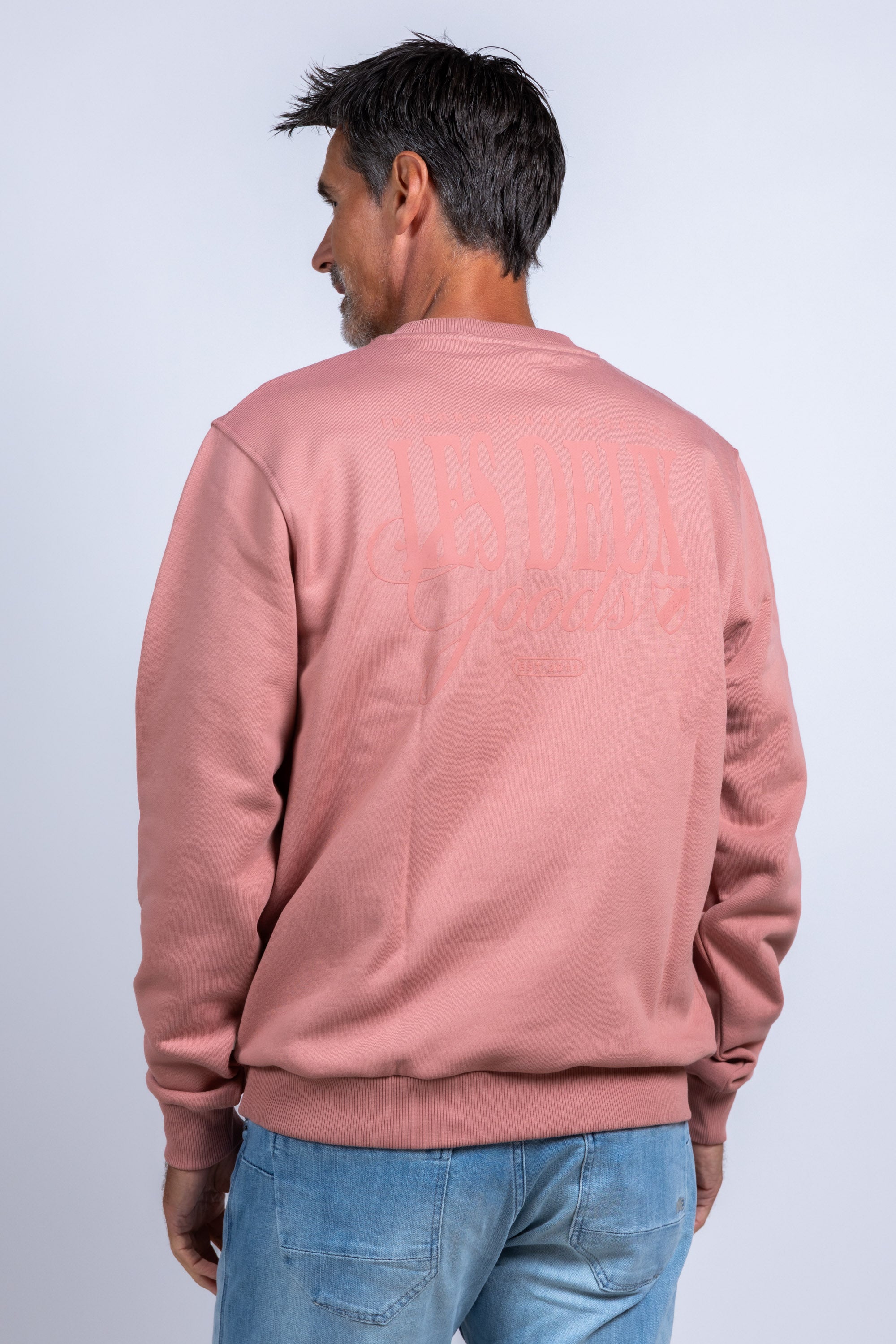 Sweater met ronde hals - Oudroze