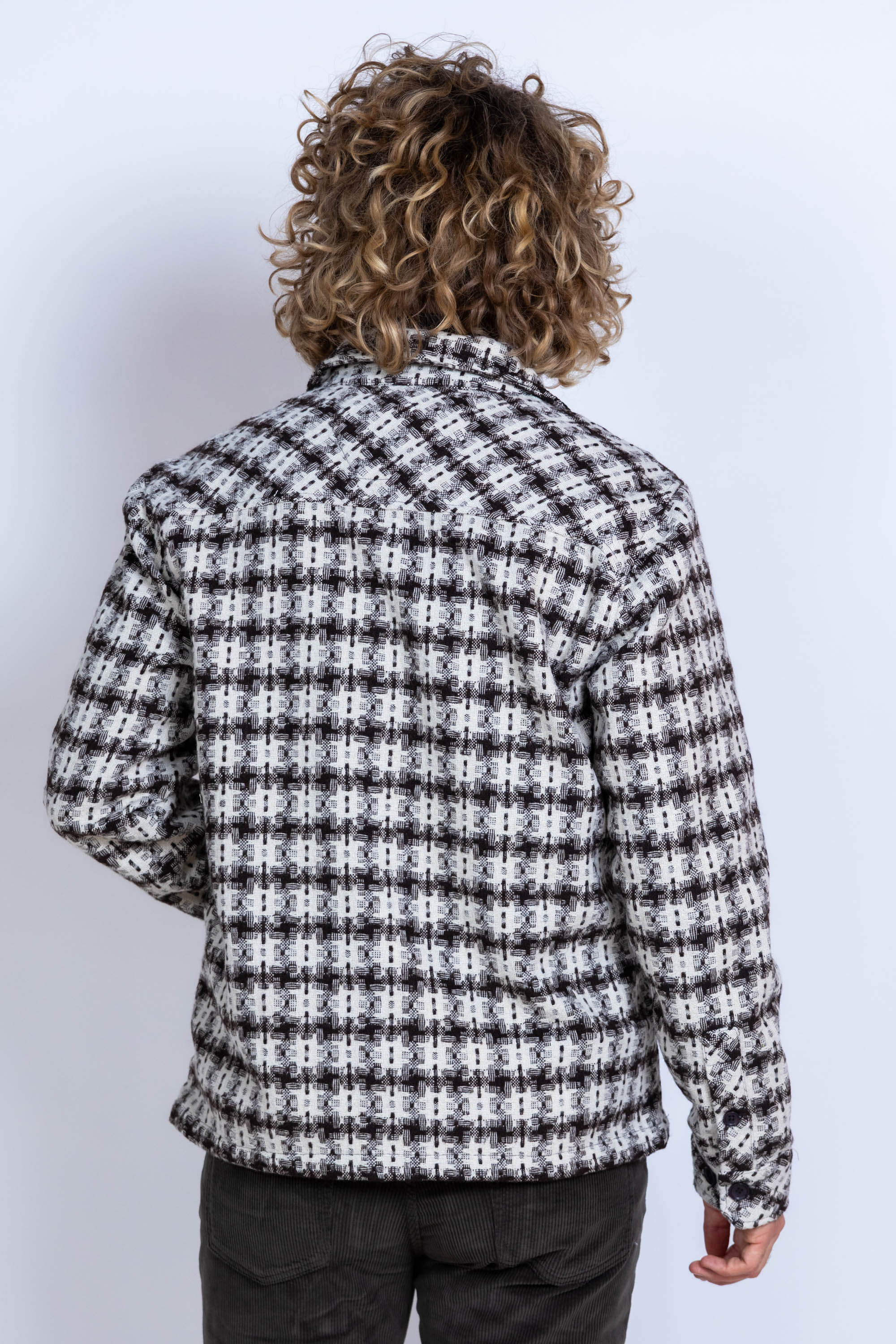 Jasje met ruitpatroon - Bruin