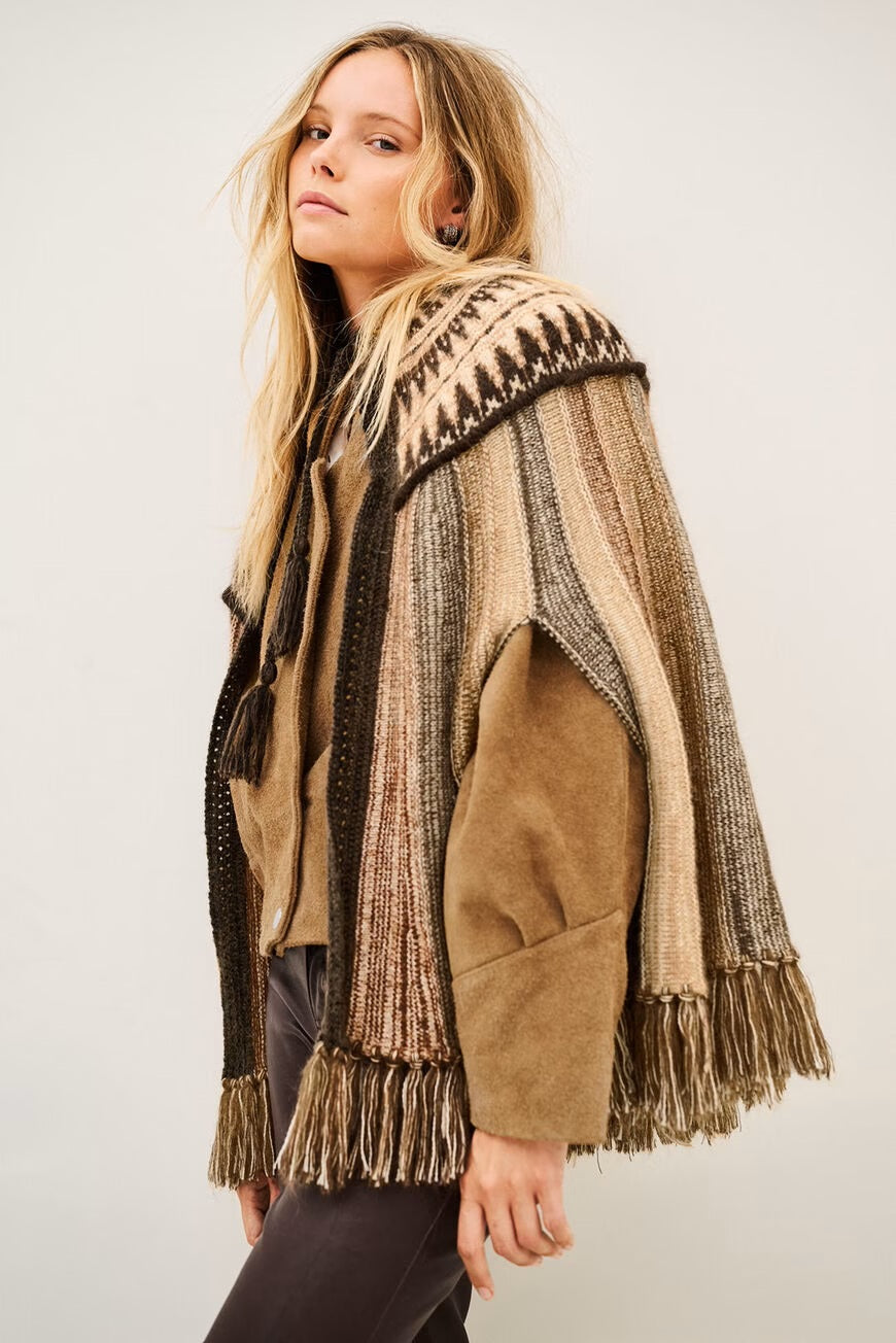 BA&SH BA&SH PRATO PONCHO bruin