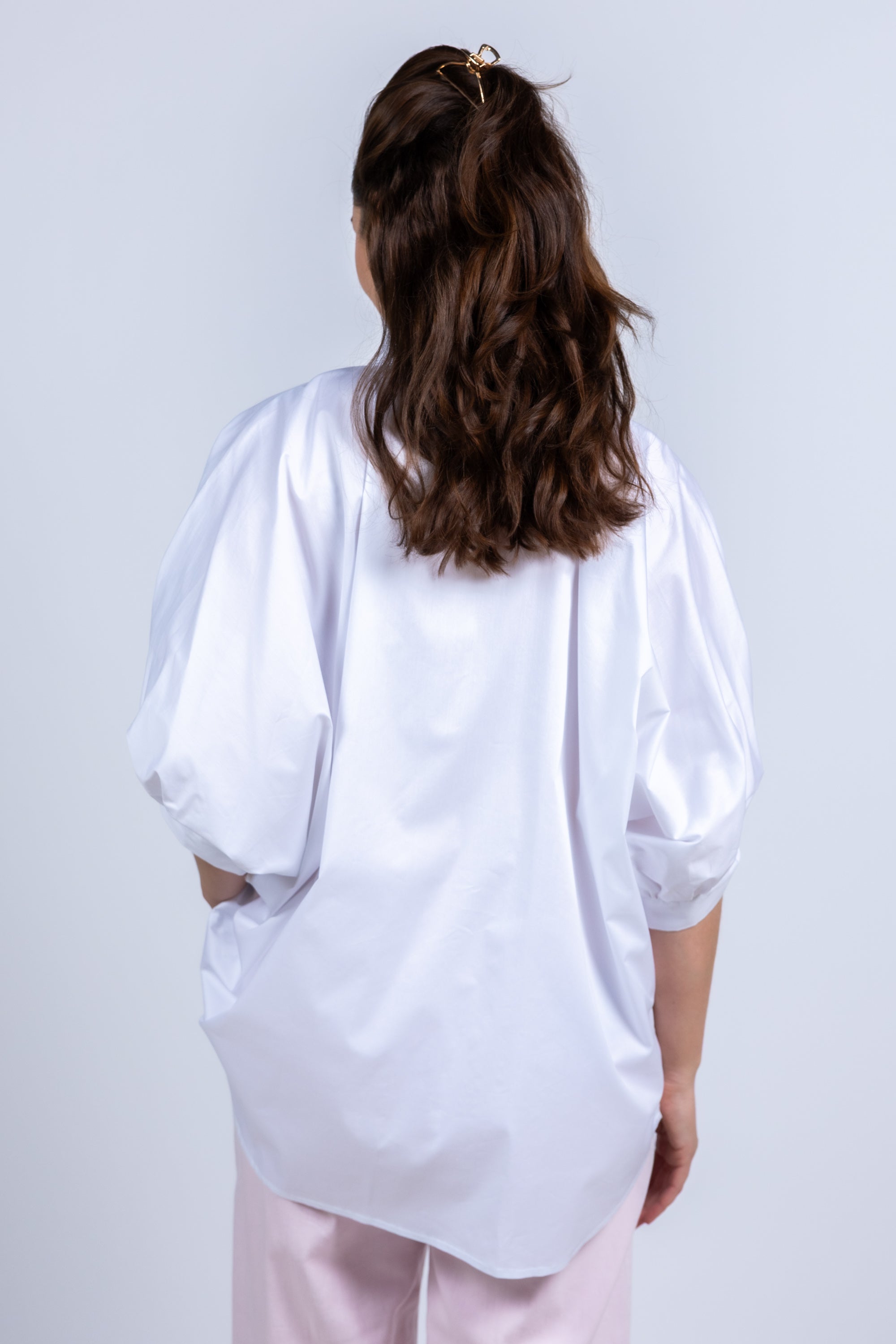 Blouse met knopen - Wit