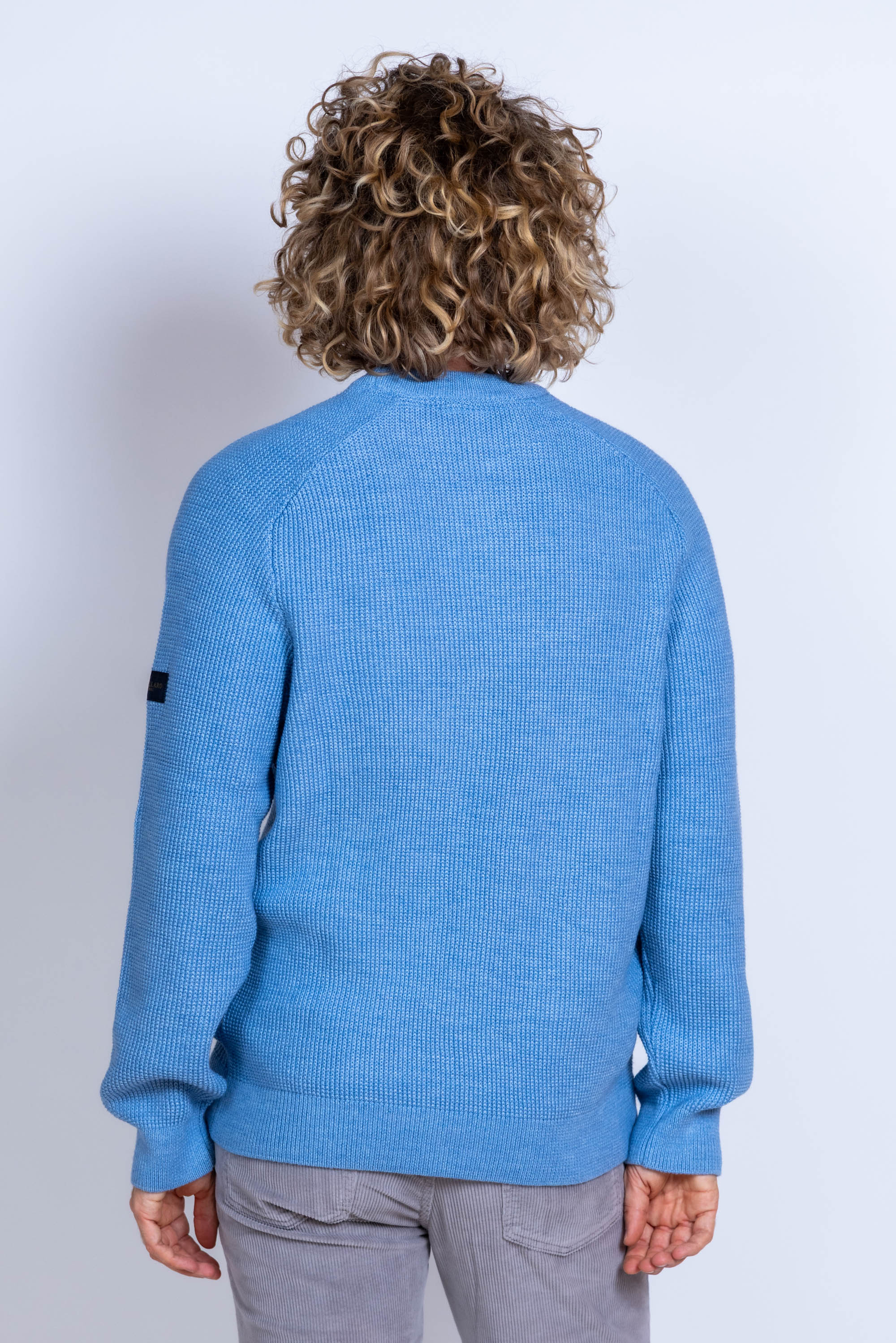Trui met ronde hals - Bleu