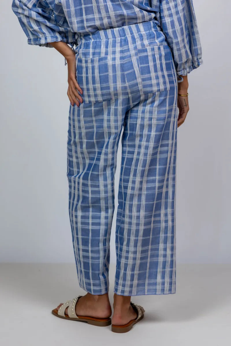 STUDIO CLIQUE STUDIO CLIQUE SIENNA STUDIO CLIQUE SIENNA Broek met ruitpatroon - Bleu
