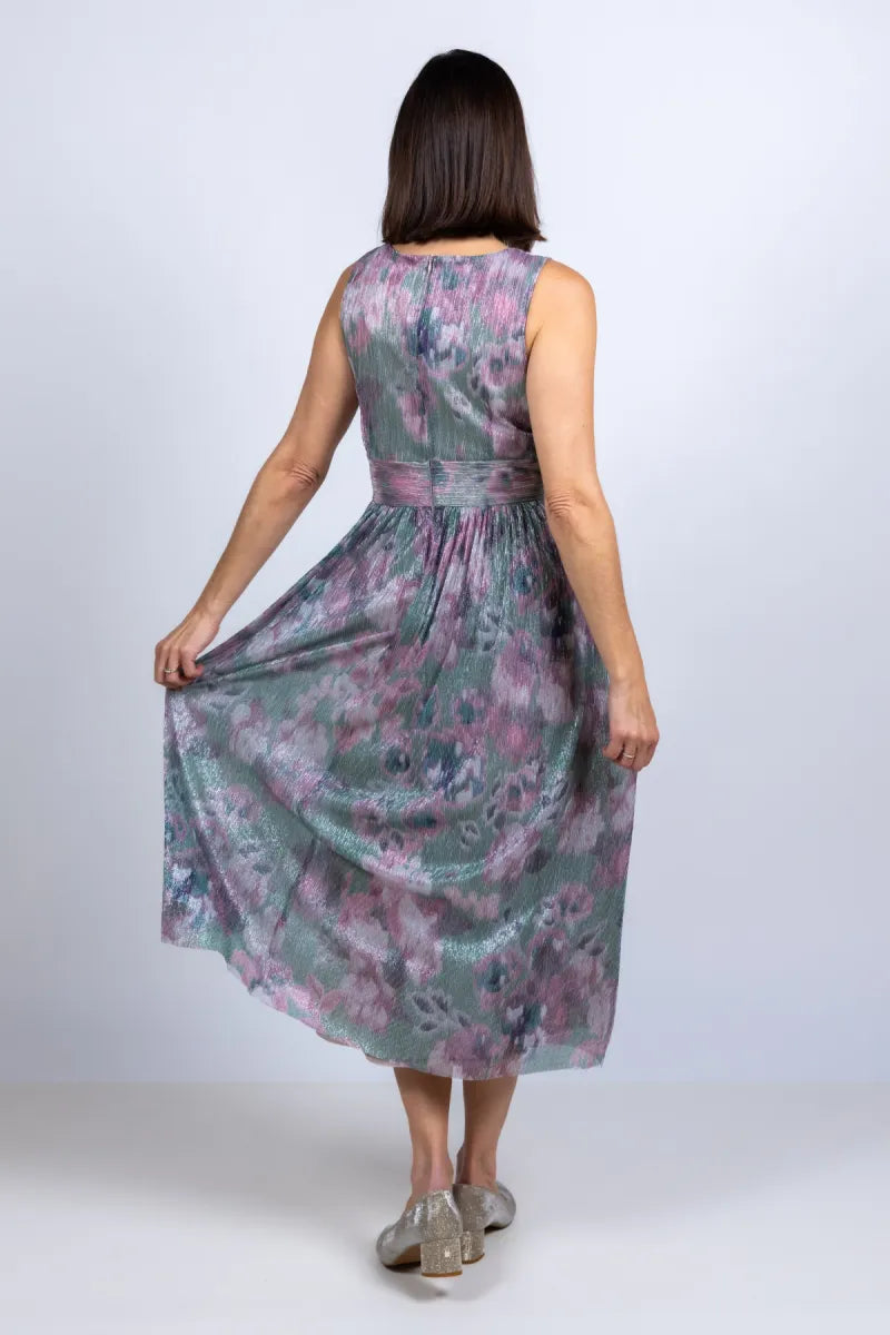 SWING SWING 5AK06100 SWING 5AK06100 Jurk met bloemenprint - Mint