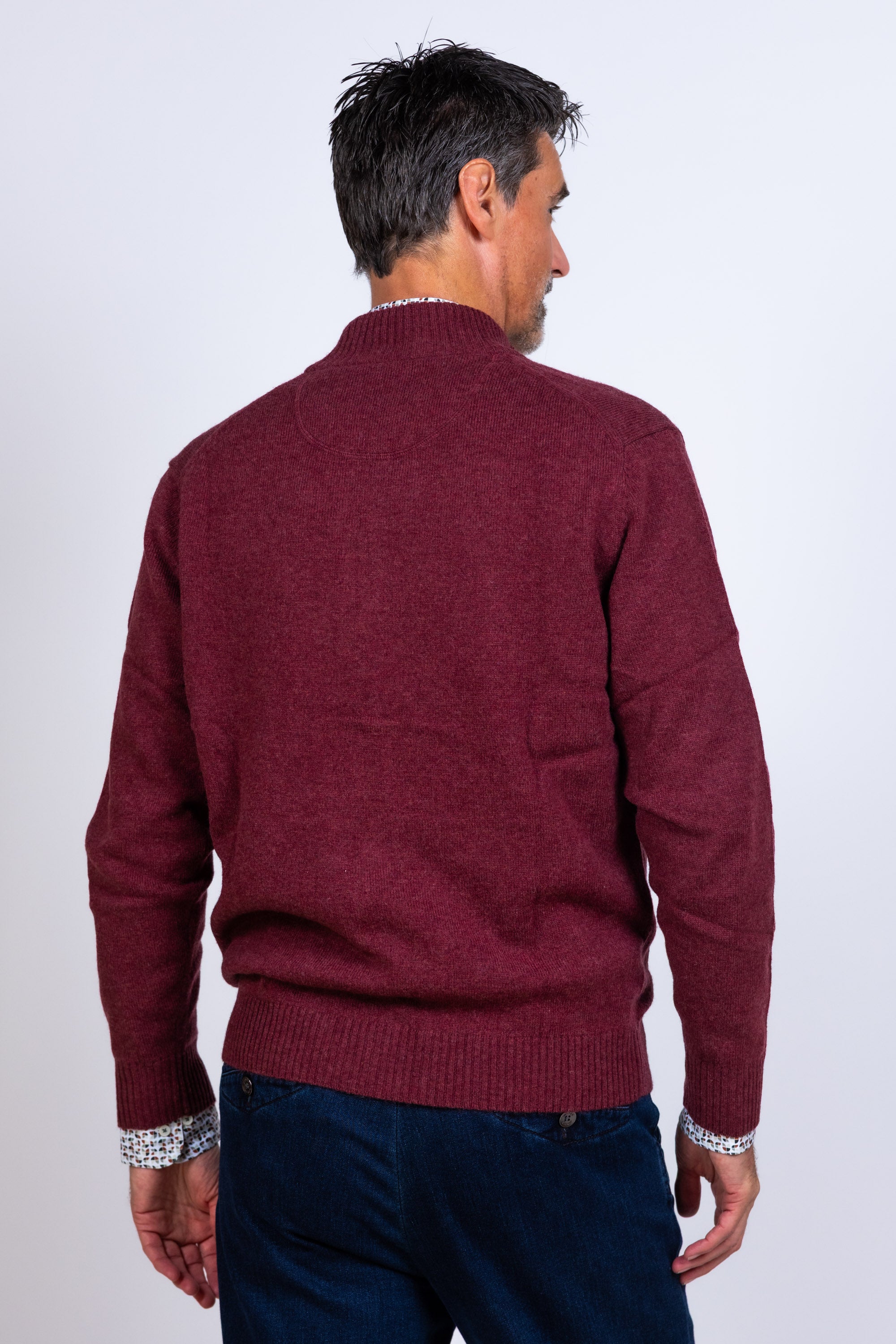 Vest met rits - Mauve/aubergine