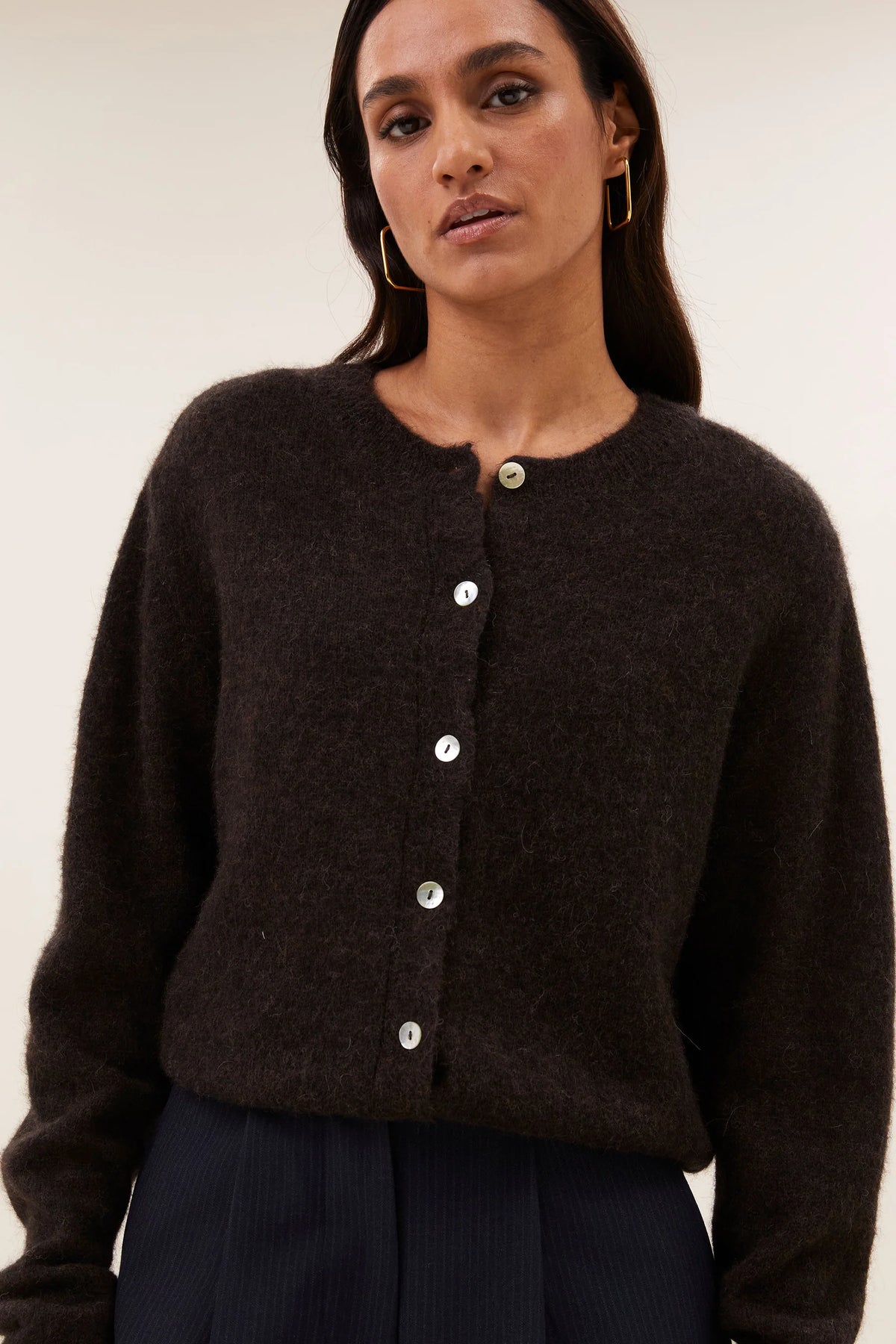 BY-BAR BY-BAR CLEO CARDIGAN bruin