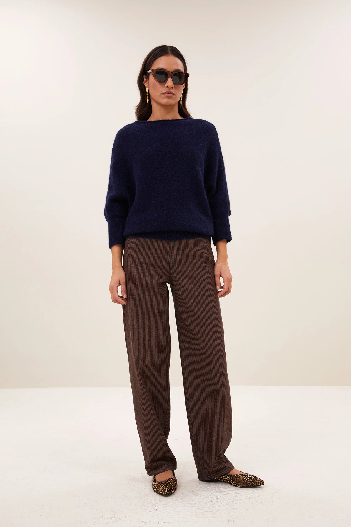 BY-BAR BY-BAR LEW STRIPE JEANS bruin