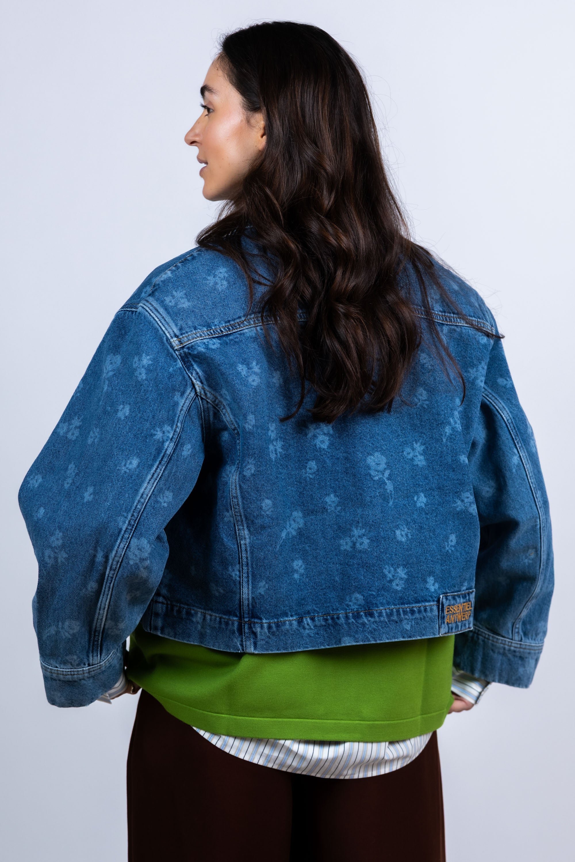 Denim jack met print - Jeans