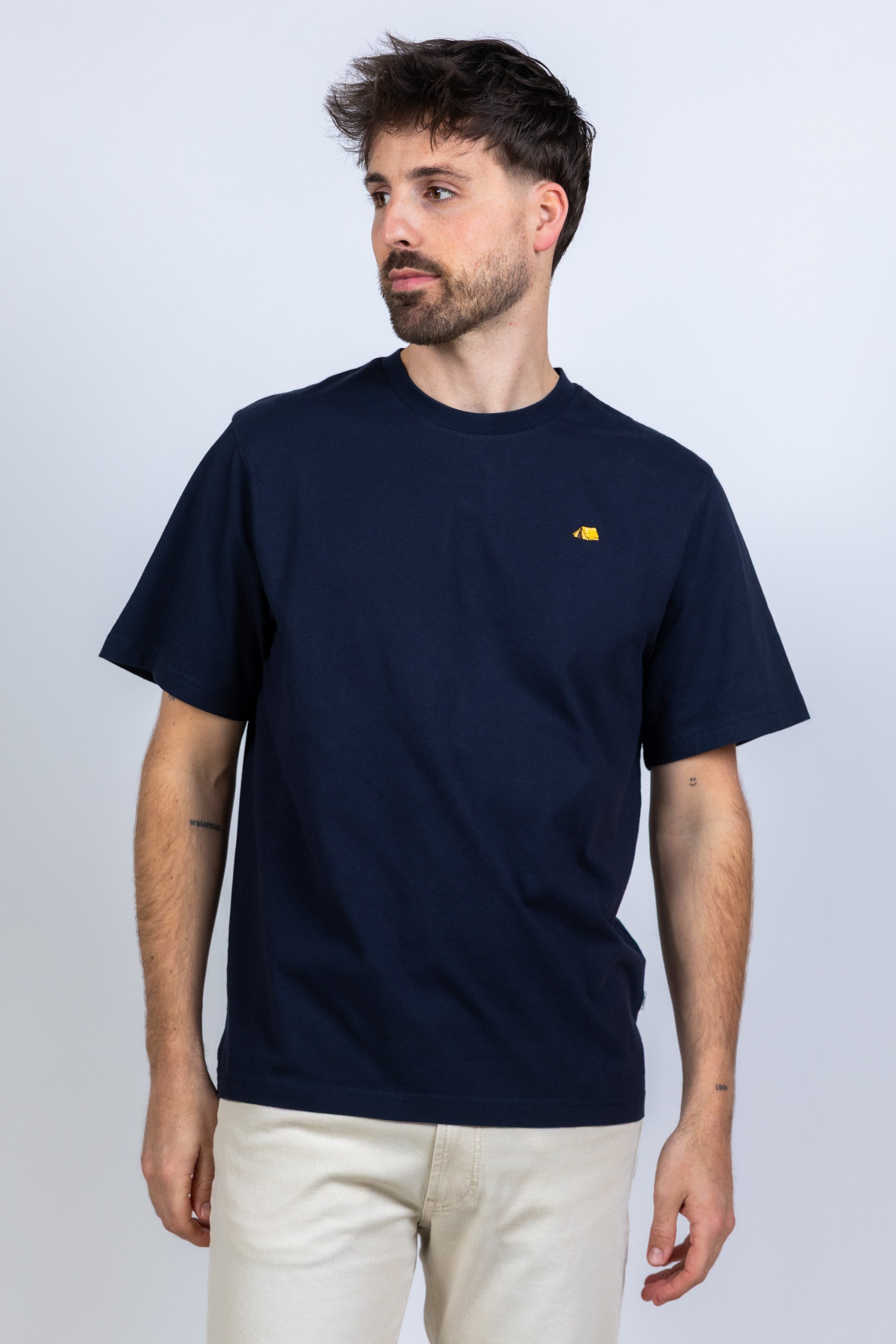 T-shirt met logo - Marine