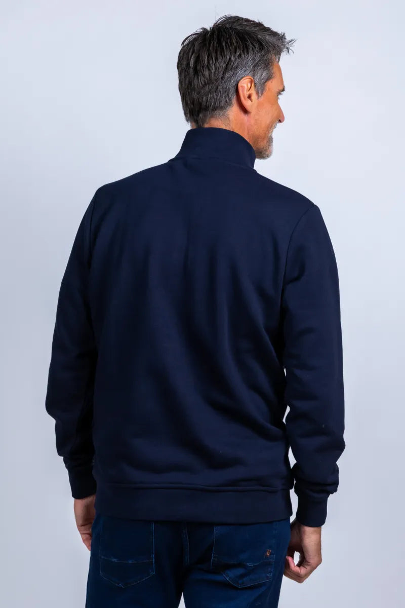 CAVALLARO HEREN Sweater met rits - Marine