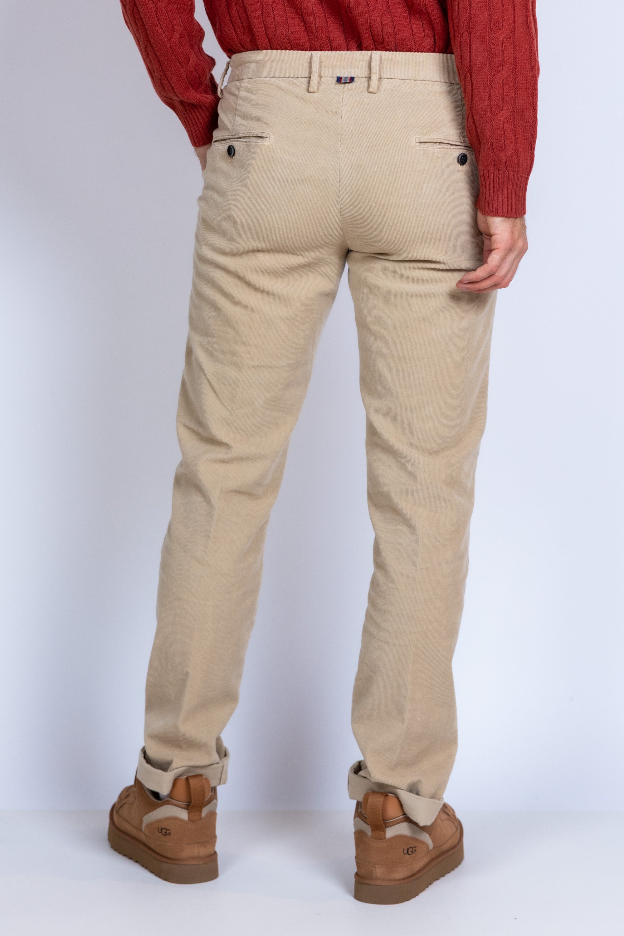 Corduroy pantalon - Beige