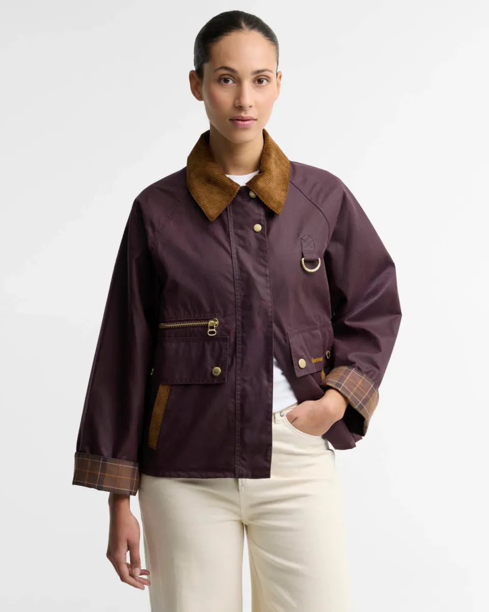 BARBOUR BARBOUR LWX1577 burgundy