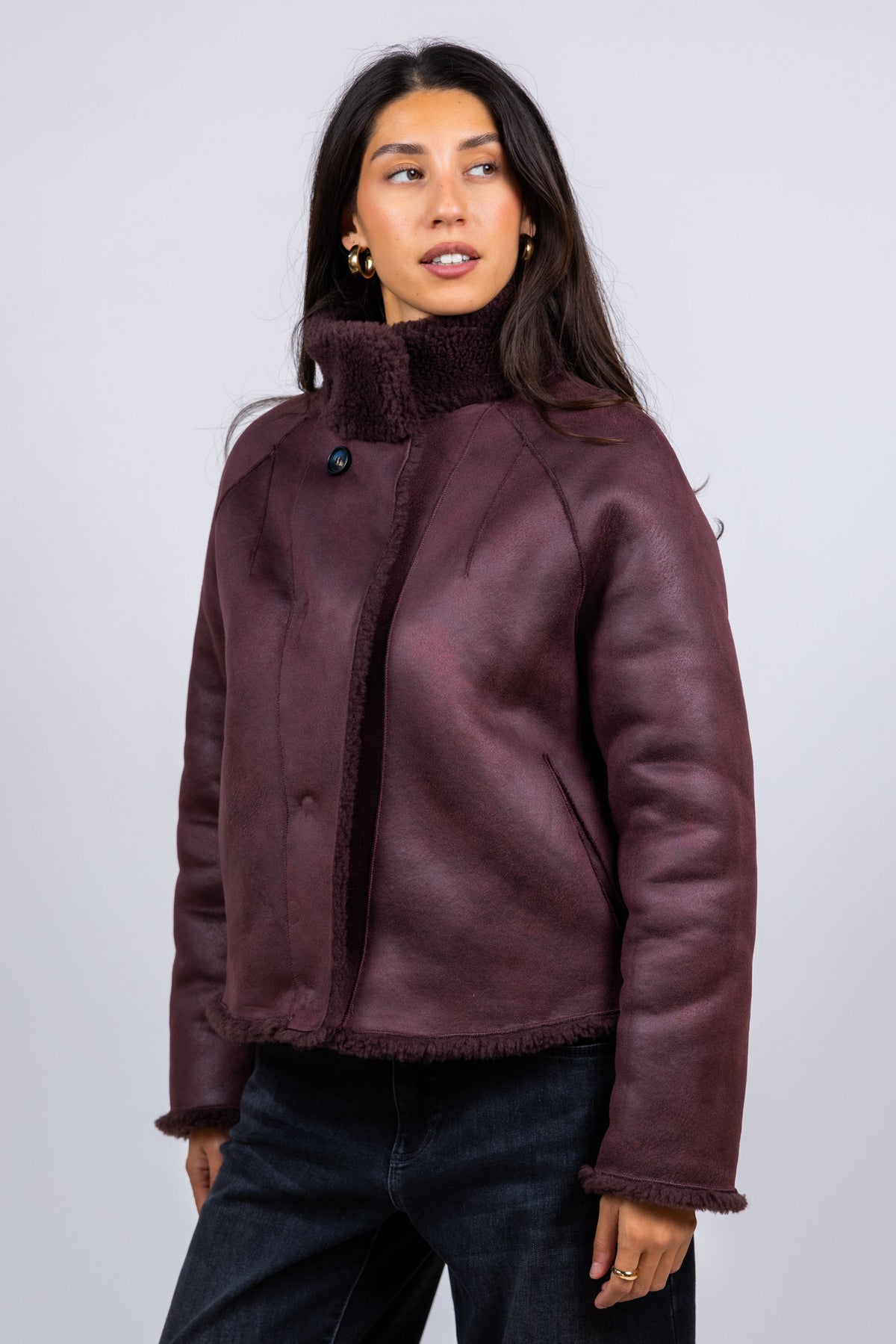 STUDIO AR STUDIO AR MALLOW TEDDY burgundy