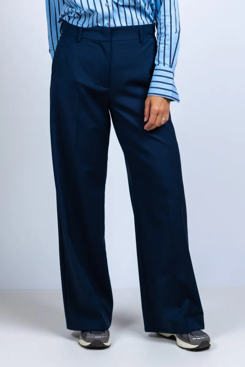WEEKEND BY MAX MARA WEEKEND BY MAX MARA VISIVO Wijde pantalon - Marine