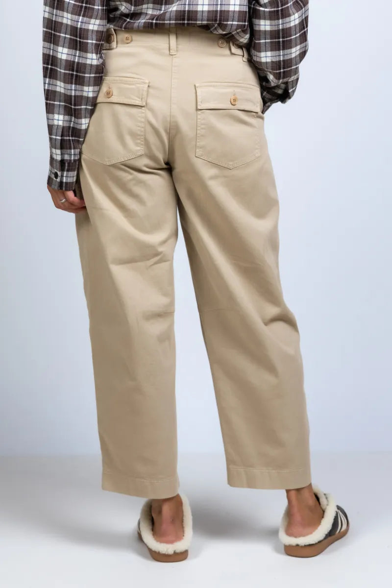 CAMBIO CAMBIO 7667-X229.01 Broek met zakken - Zand