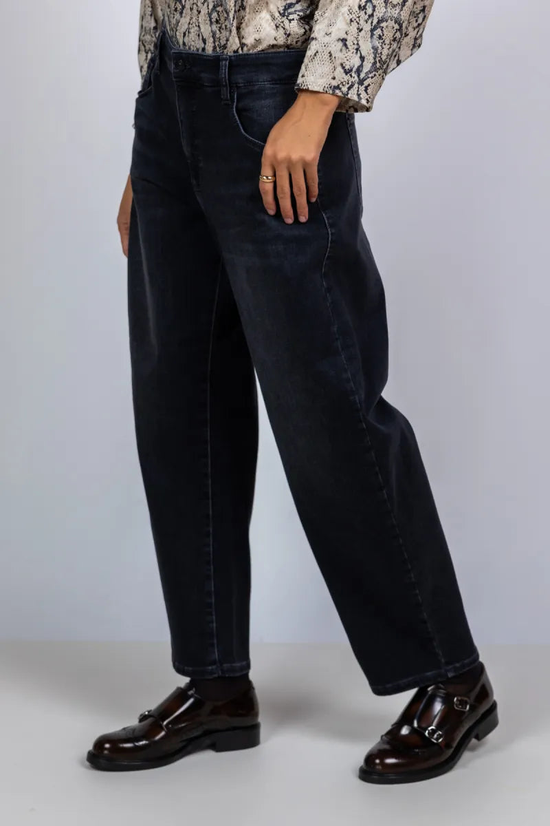 MAC MAC 0389L Balloon fit jeans - Black denim