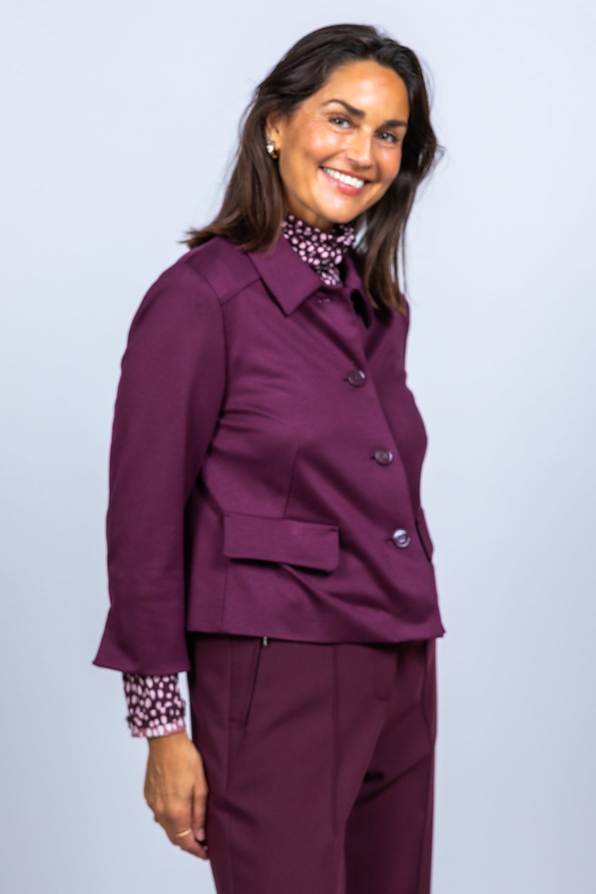 MARCCAIN COLLECTIE MARCCAIN COLLECTIE BA.31.01 J24 donkerbordeaux