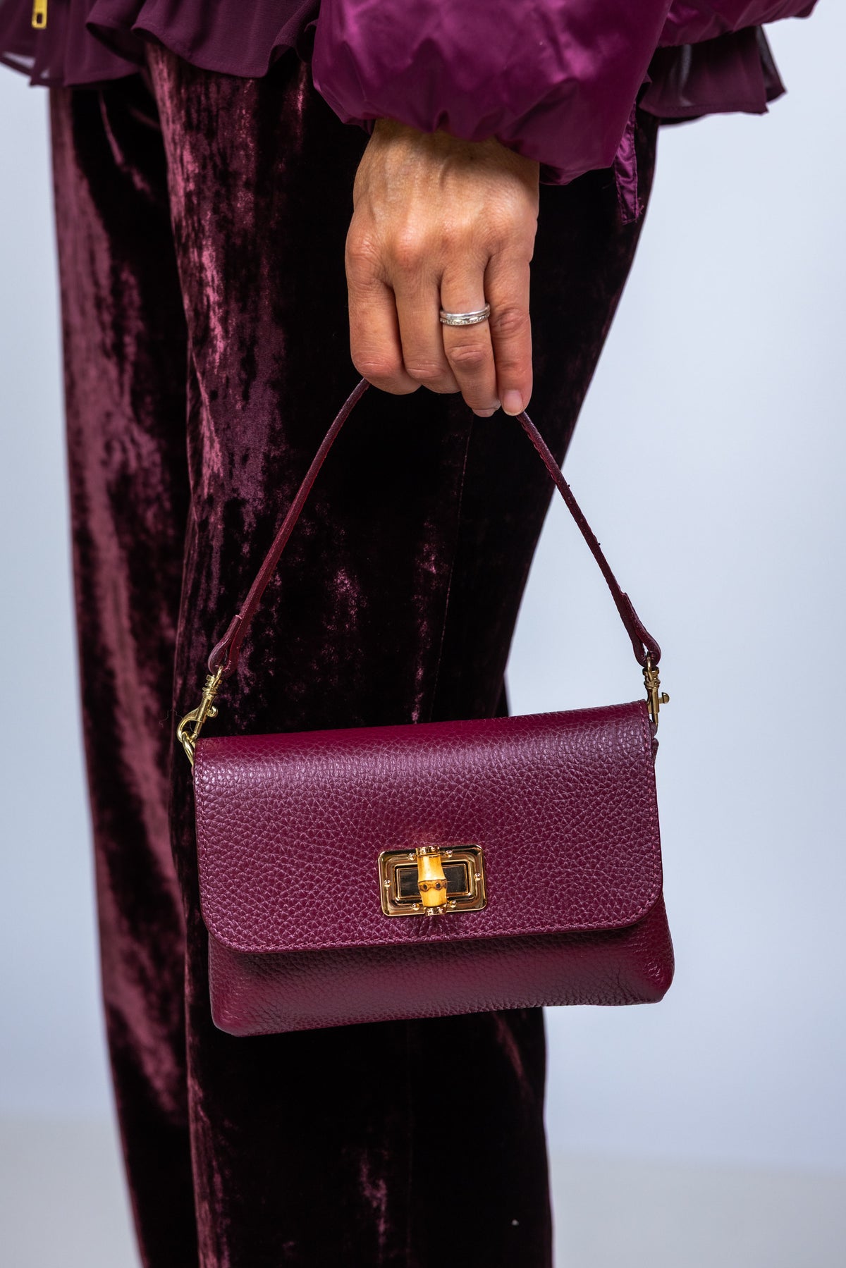 COMUNQUE COMUNQUE BAMBOO donkerbordeaux