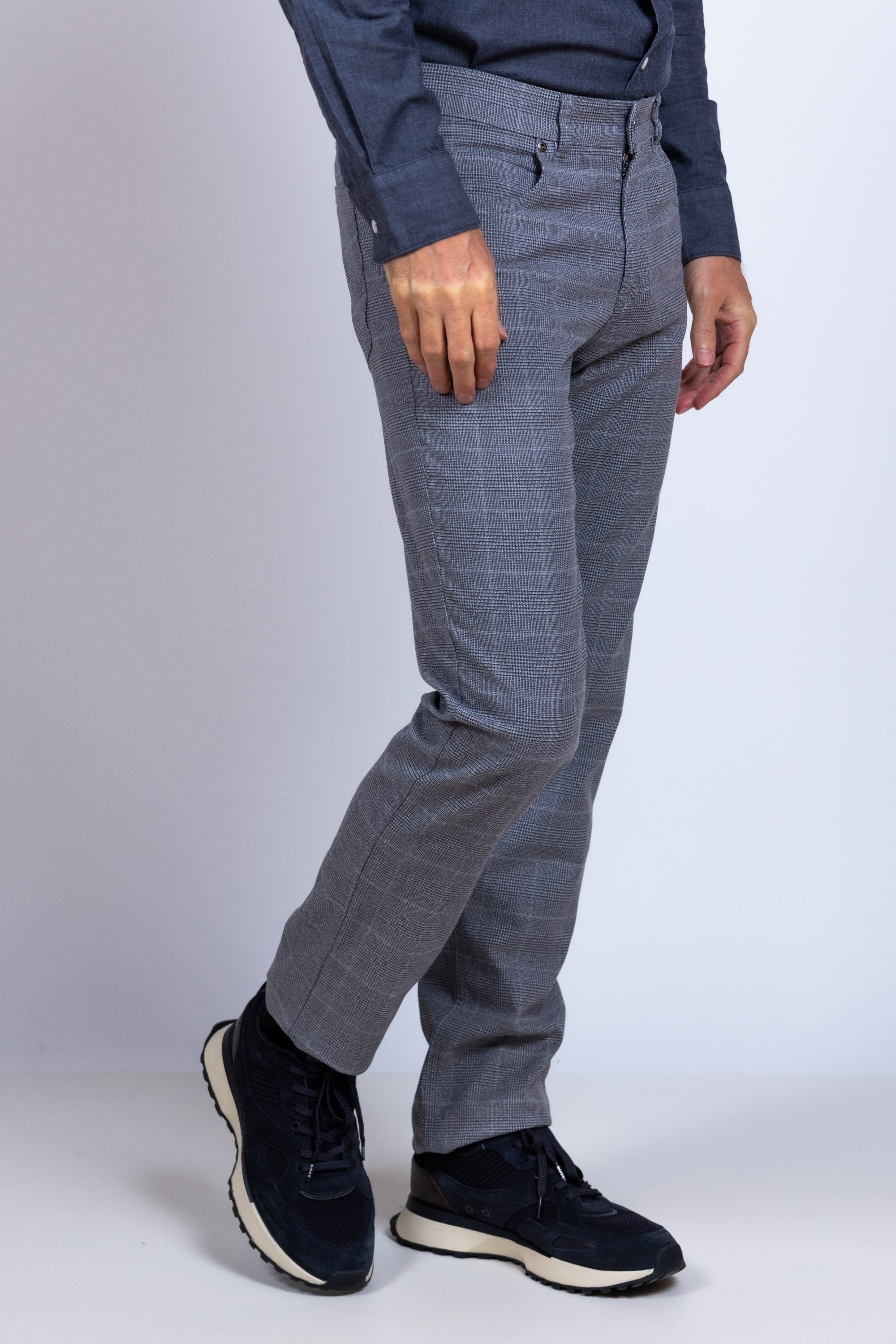 Slimfit pantalon - Lichtgrijs