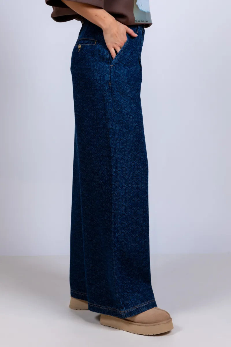 MUNTHE MUNTHE RONAN Wijde broek - Jeans