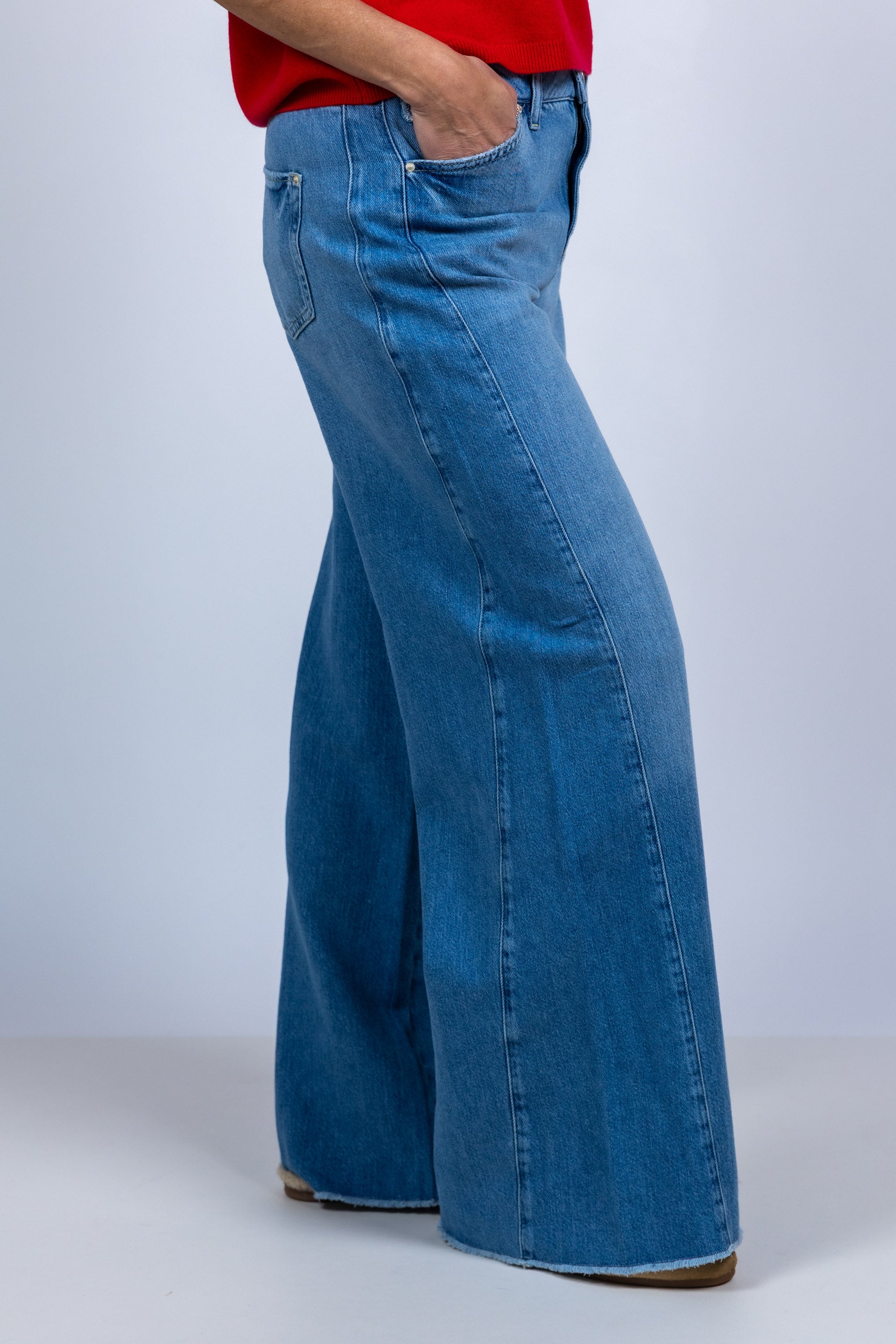 Wijde jeans - Licht jeans