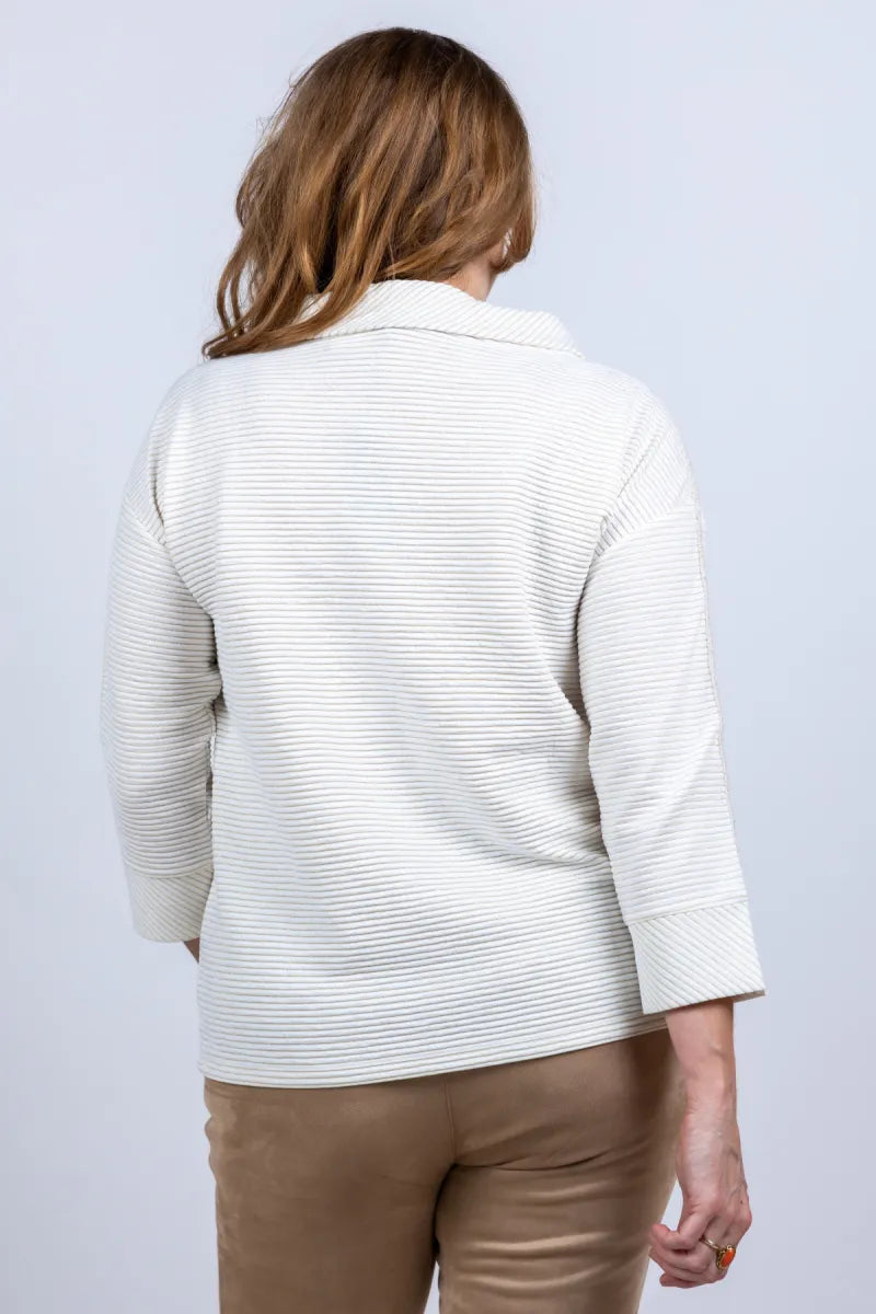 BETTY BARCLAY BETTY BARCLAY 27301181 Trui met col - Ecru