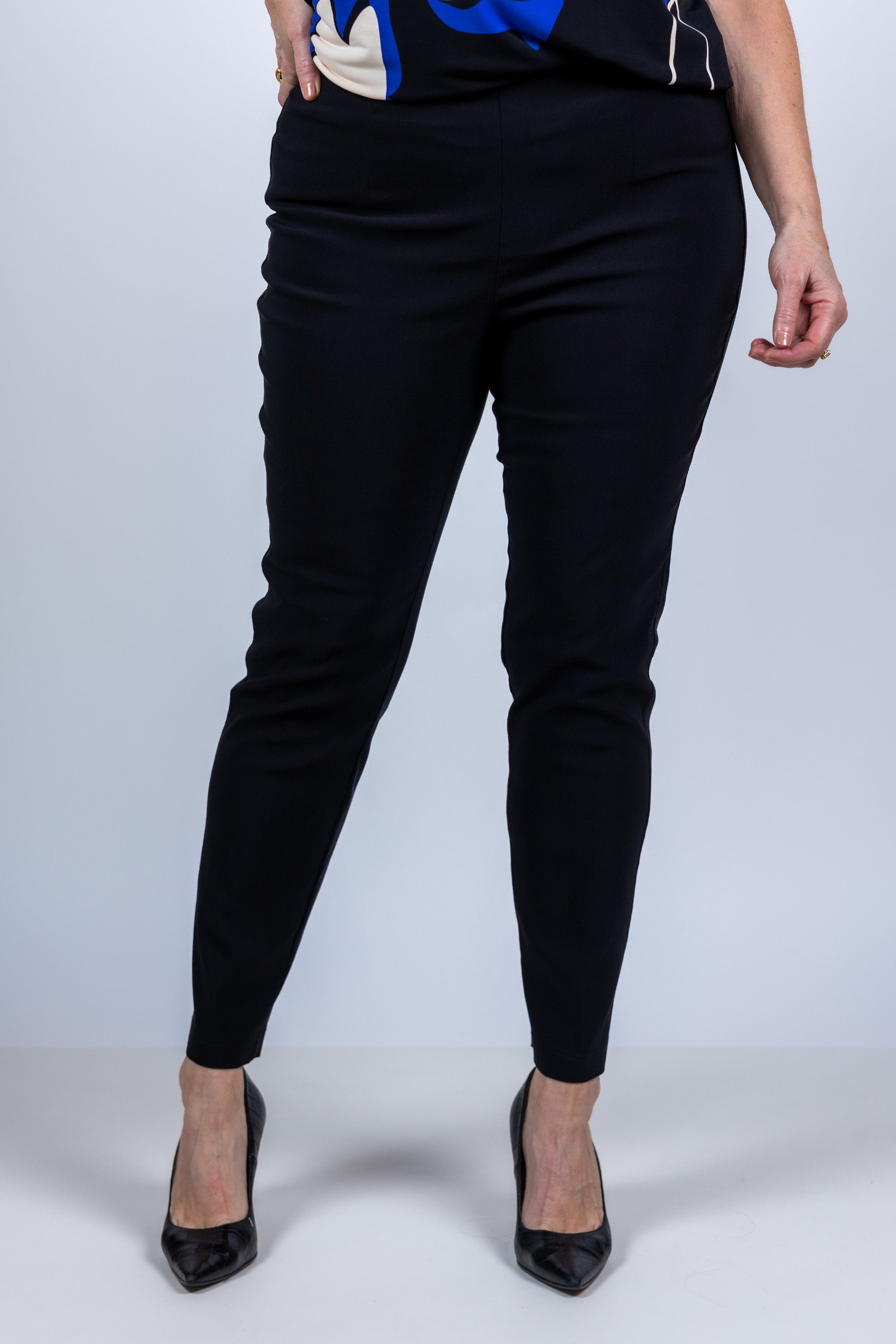 Broek met smalle pijpen - Zwart