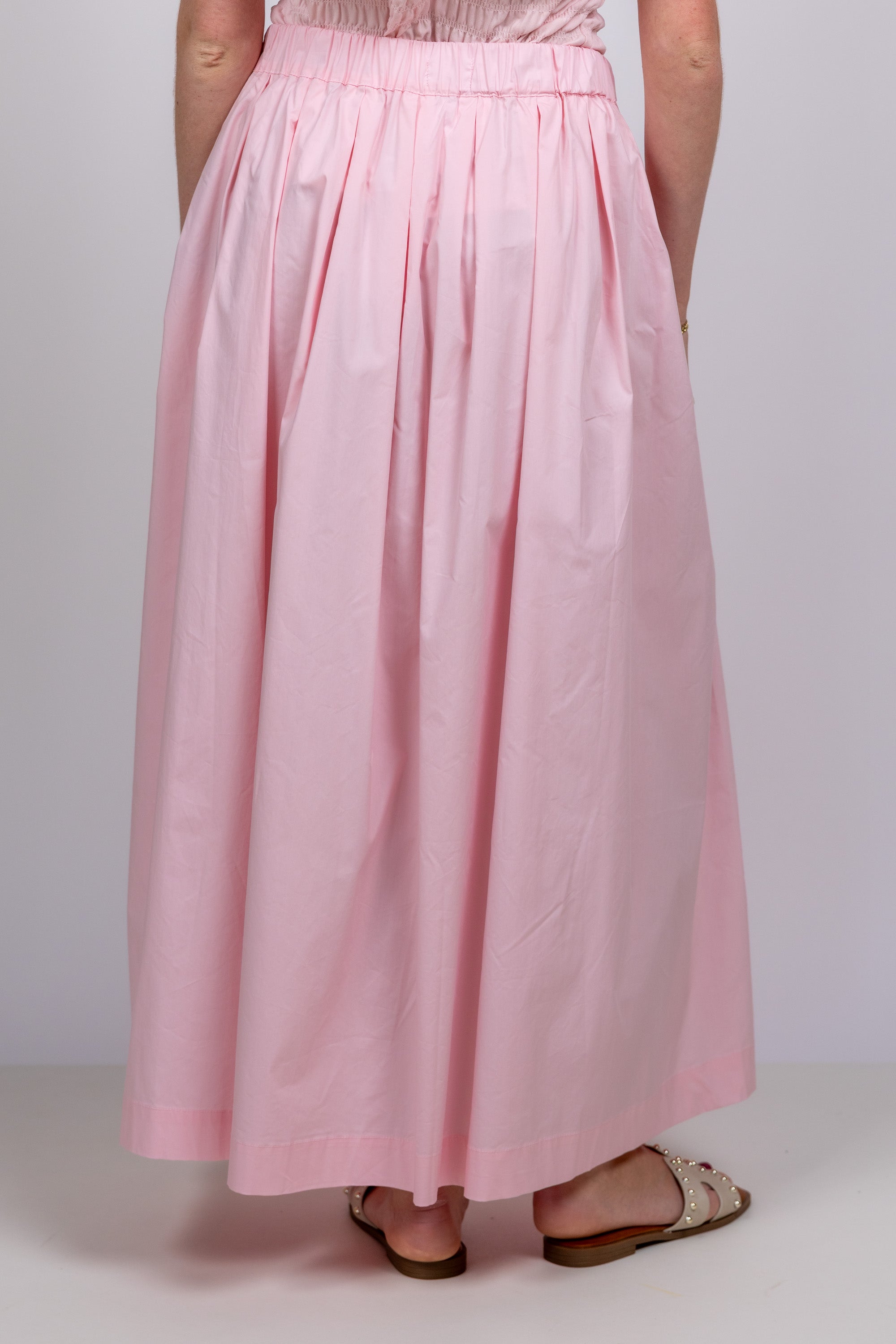 Rok met plooien - Roze