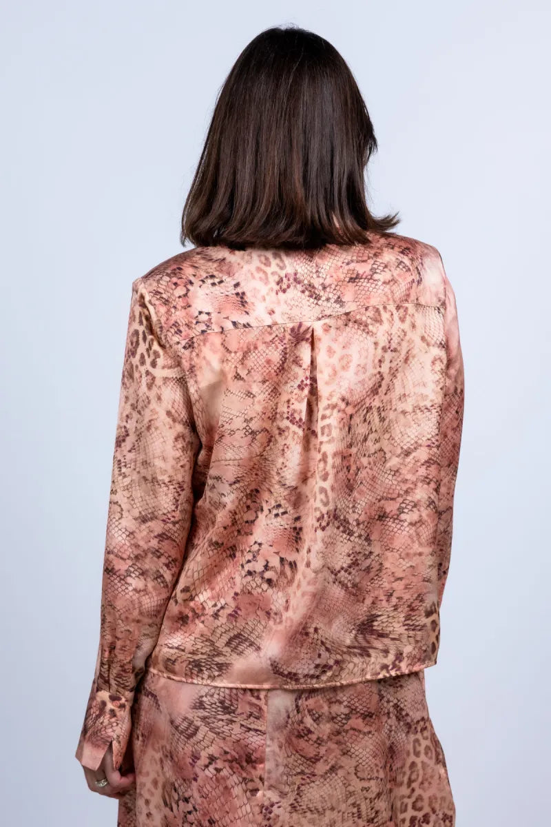 BA&SH BA&SH CORNELIA Blouse met print - Roze