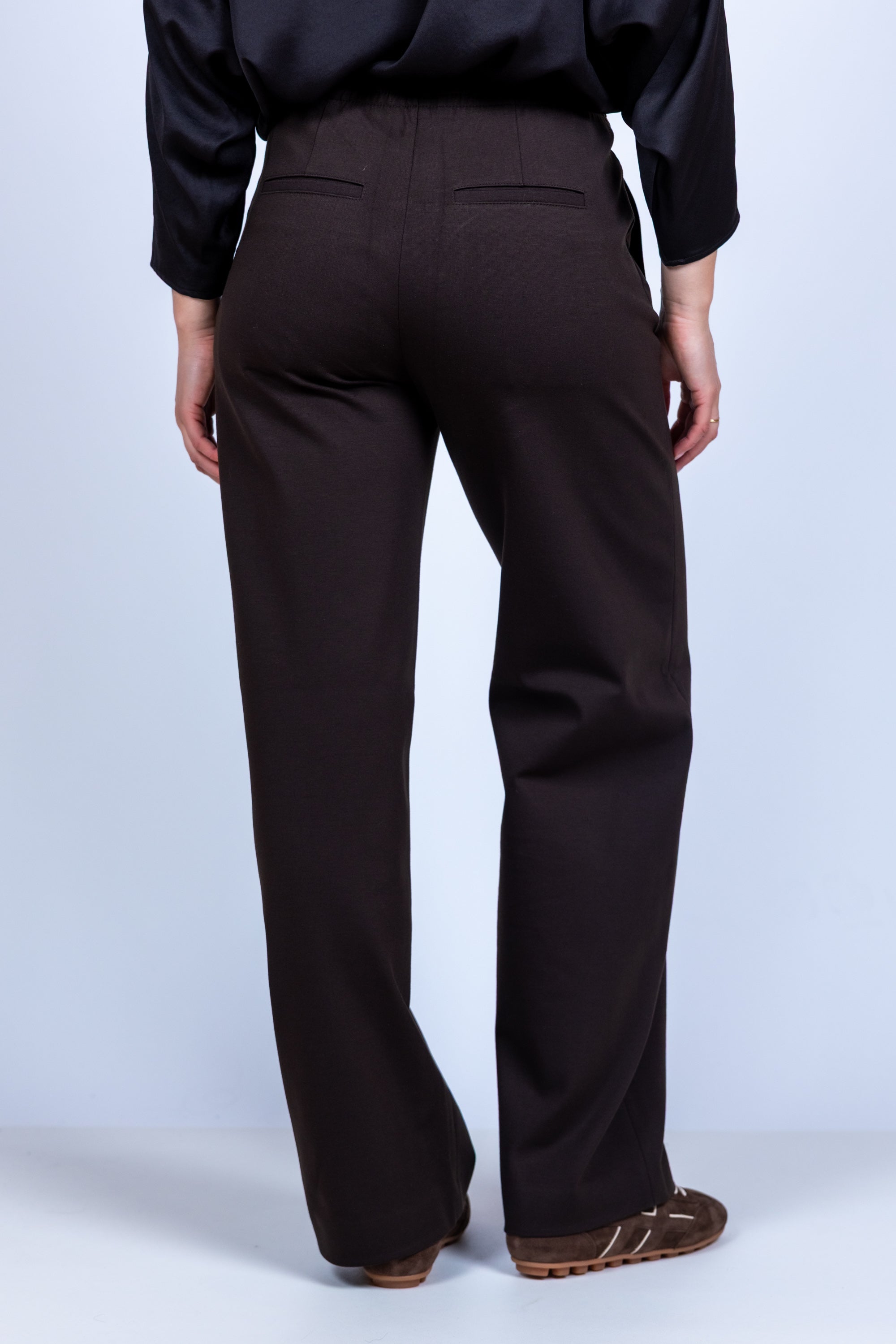 Wijde broek - Bruin