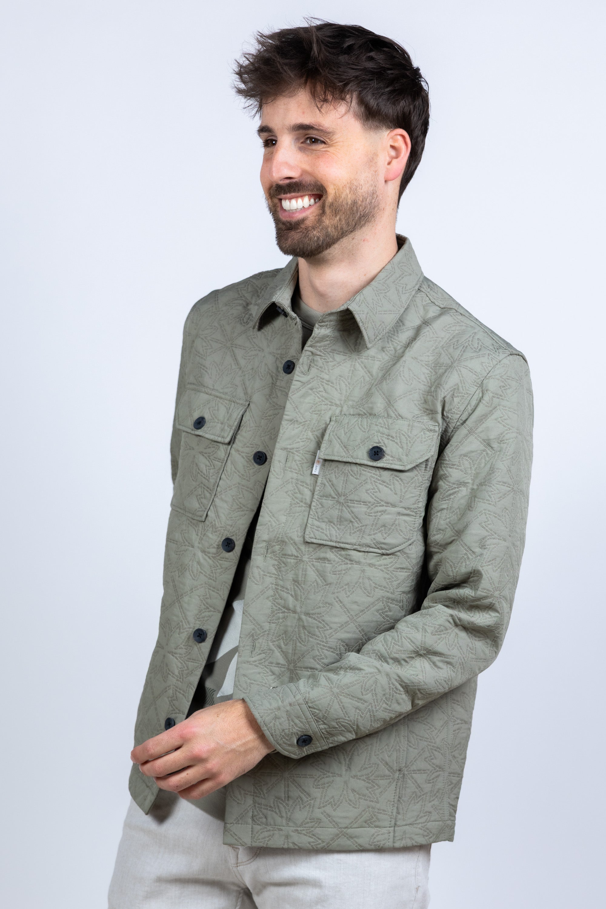 Jasje met print - Khaki