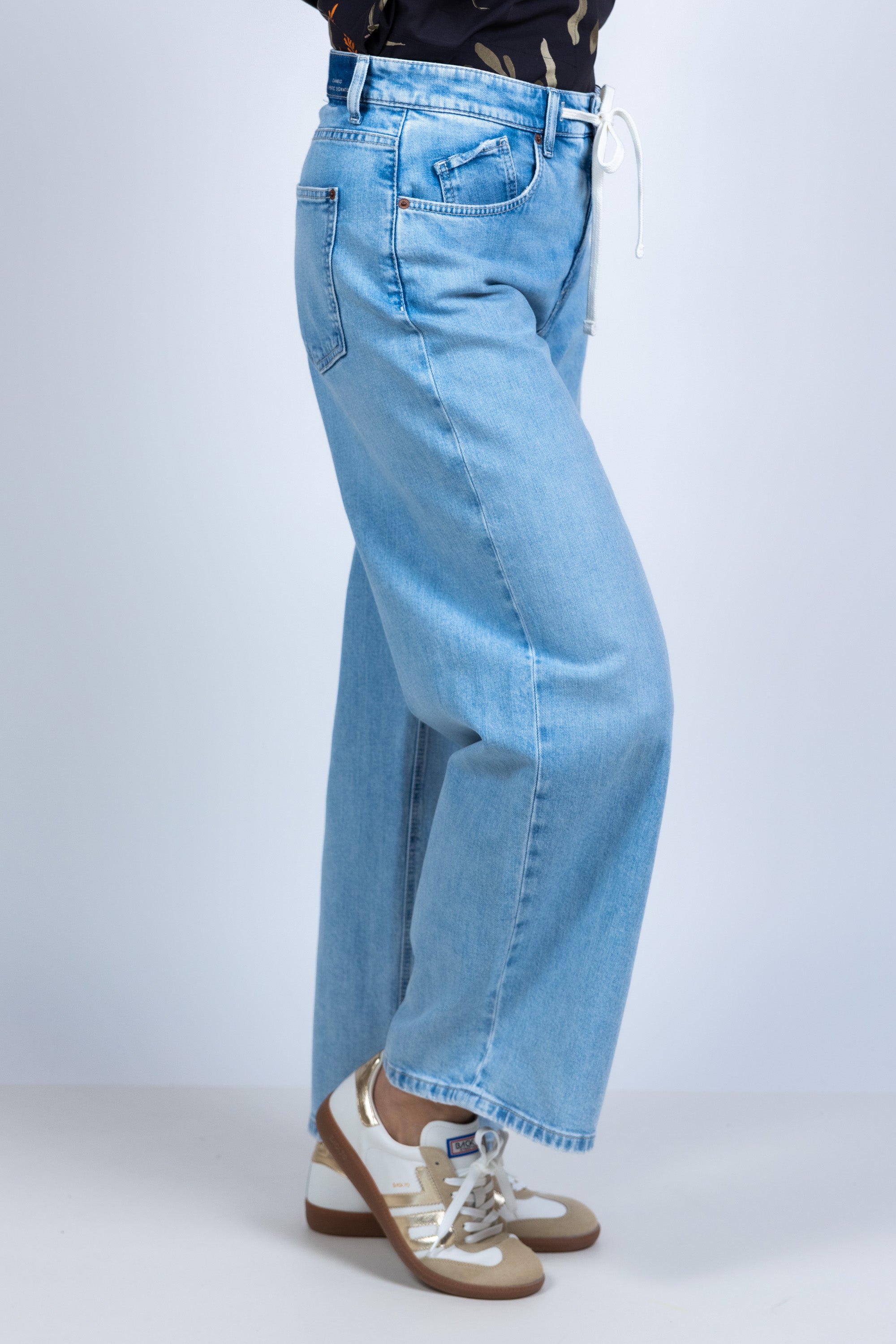 Jeans met wijde pijpen - Licht jeans