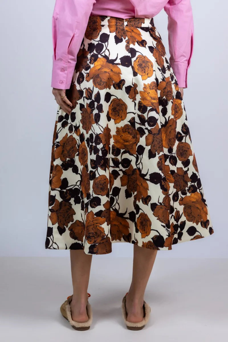 ESSENTIEL ANTWERP ESSENTIEL ANTWERP JULIO ESSENTIEL ANTWERP JULIO Rok met bloemenprint - Ecru