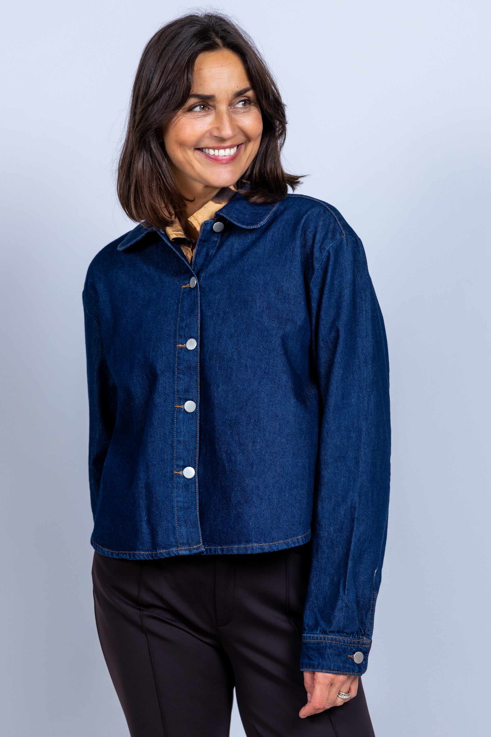 Jasje met knopen - Jeans