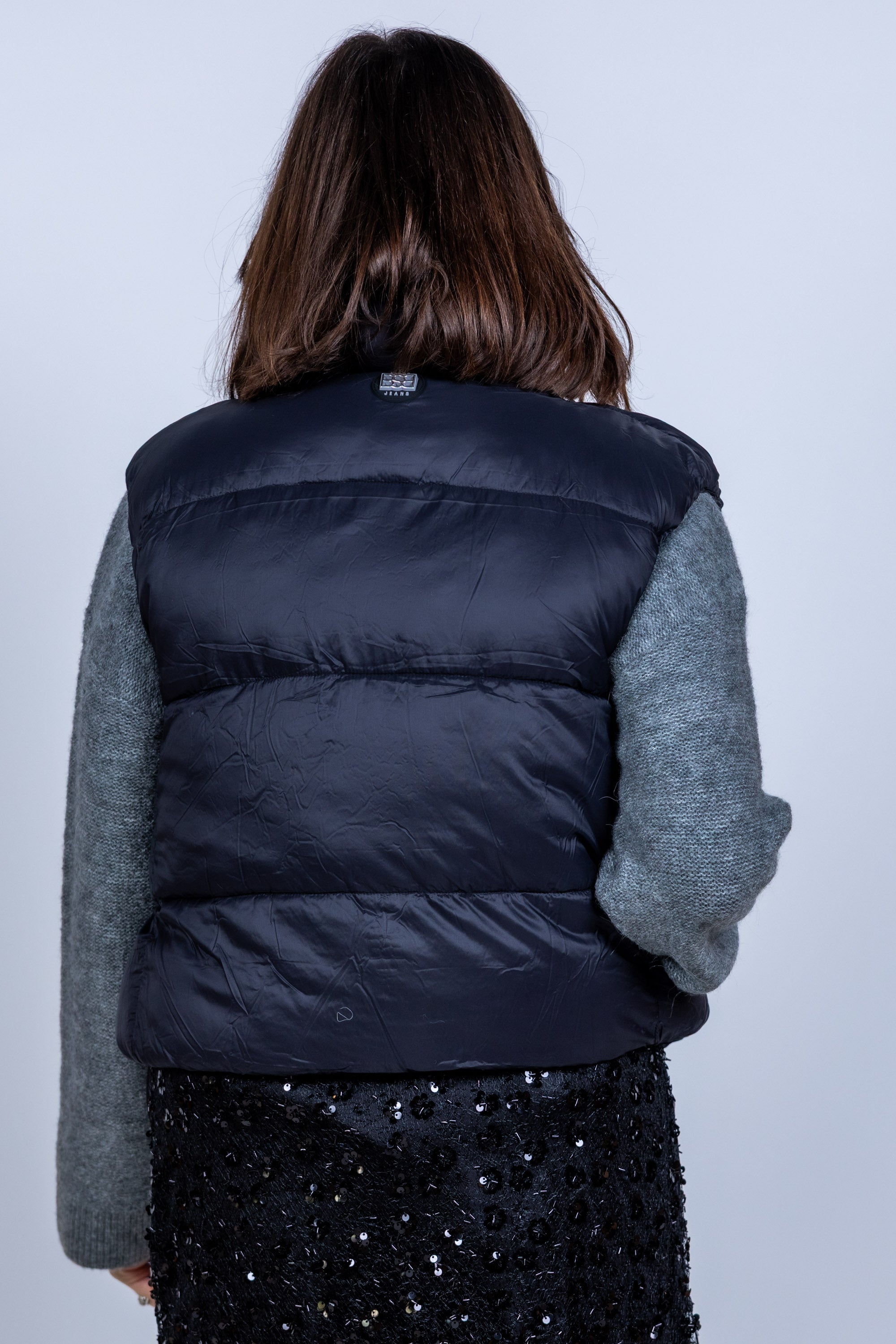 Gewatteerde bodywarmer - Zwart