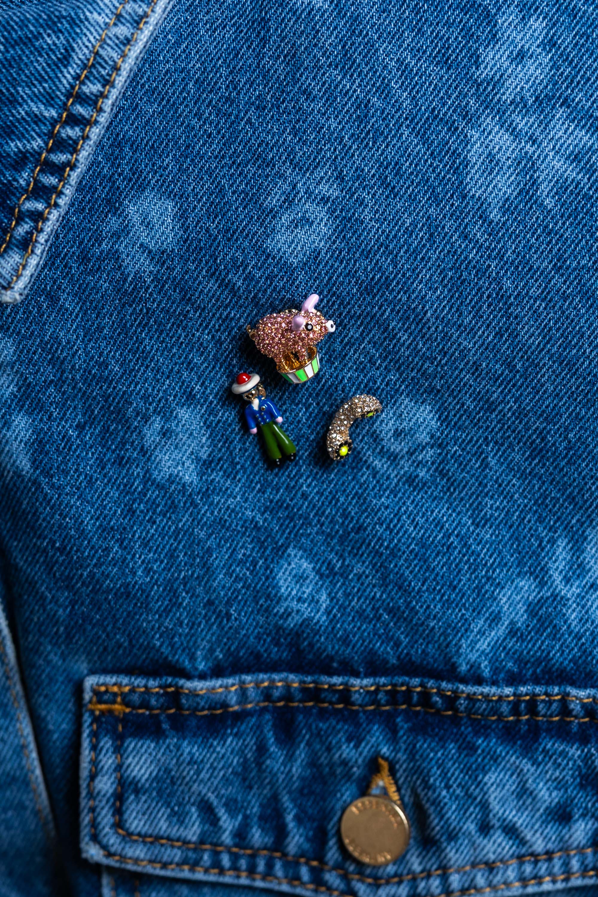 Broches - Olijfgroen