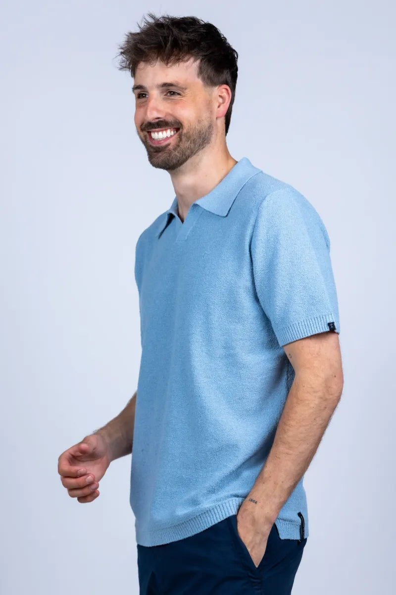 BUTCHER OF BLUE BUTCHER OF BLUE M2616003 Polo met korte mouwen - Bleu