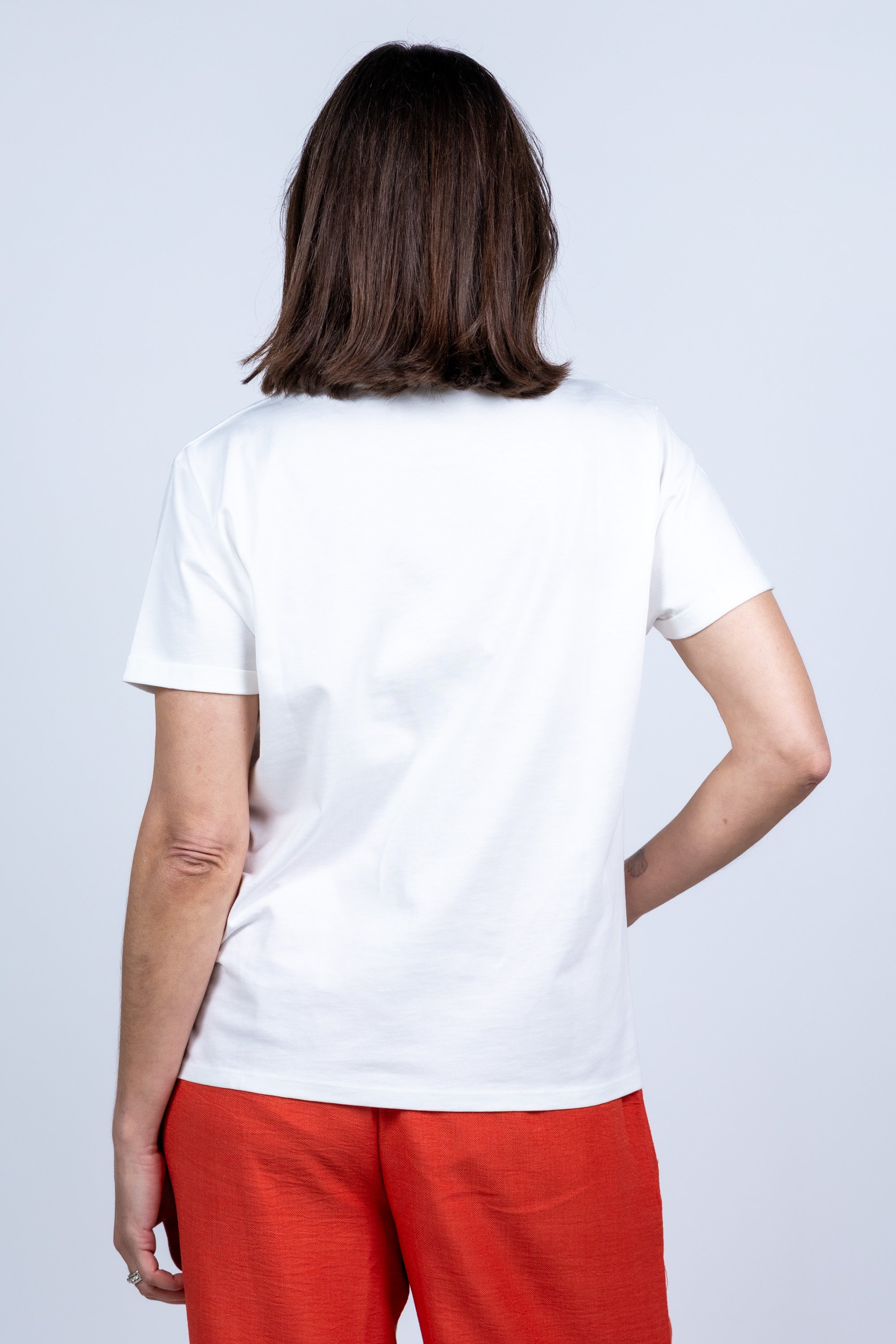 T-shirt met print - Wit