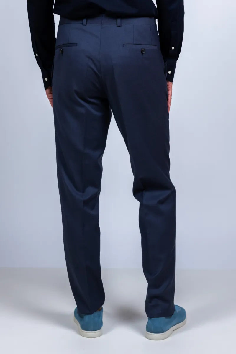 GROSS GROSS Stevenson-50092S0 GROSS Stevenson-50092S0 Pantalon met plooien - French blue