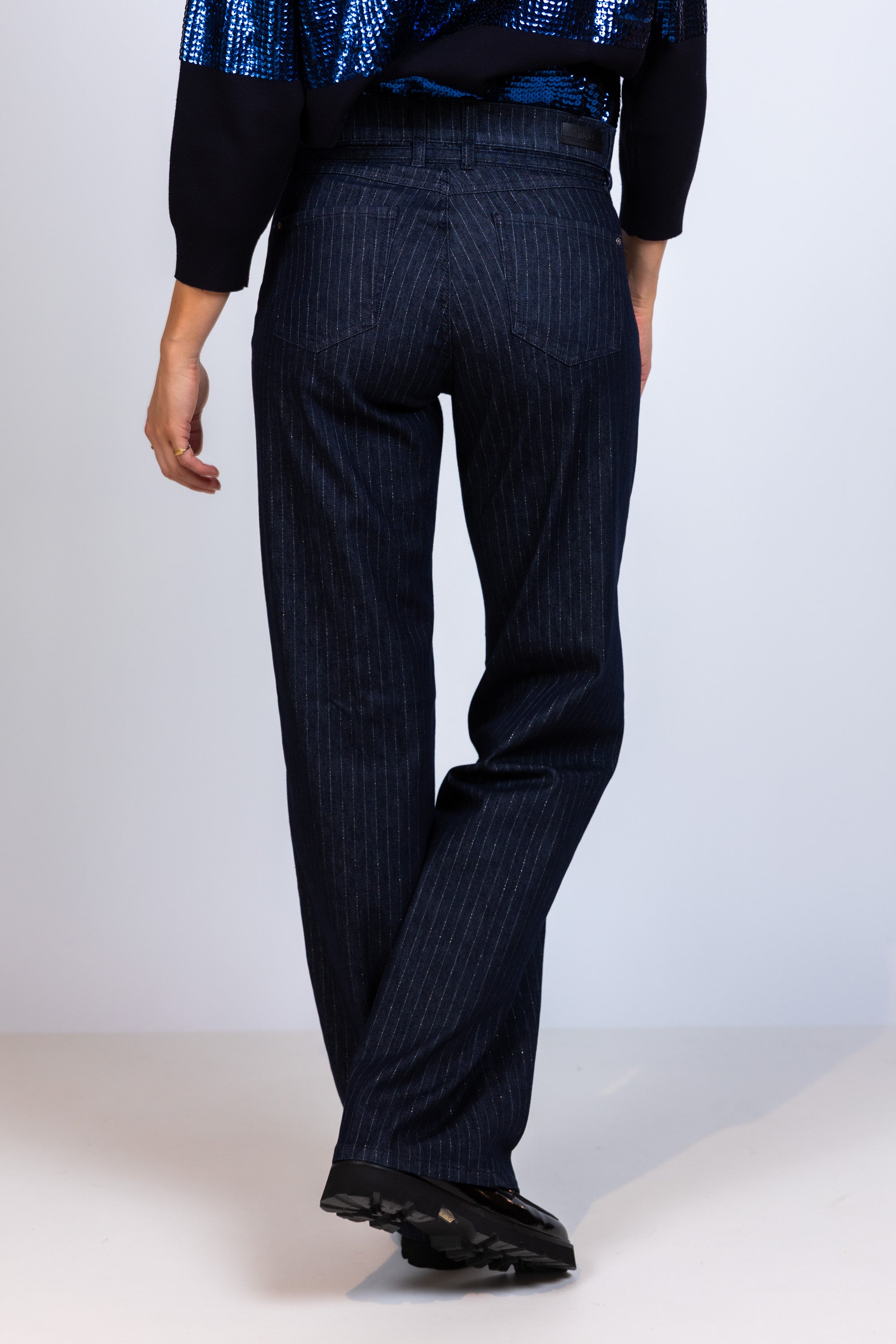 Broek met krijtstreep - Jeans