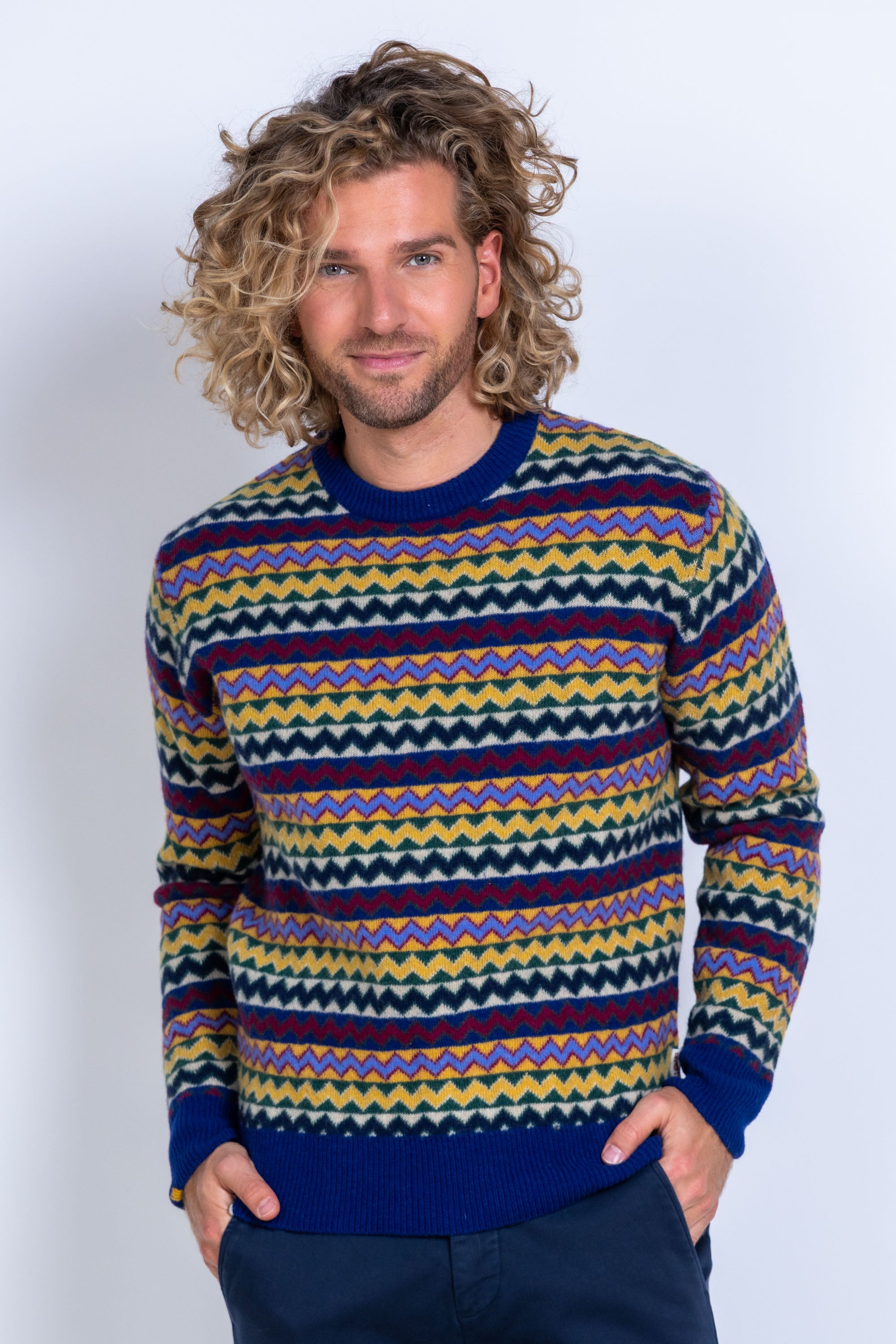 Trui met patroon - Multicolour