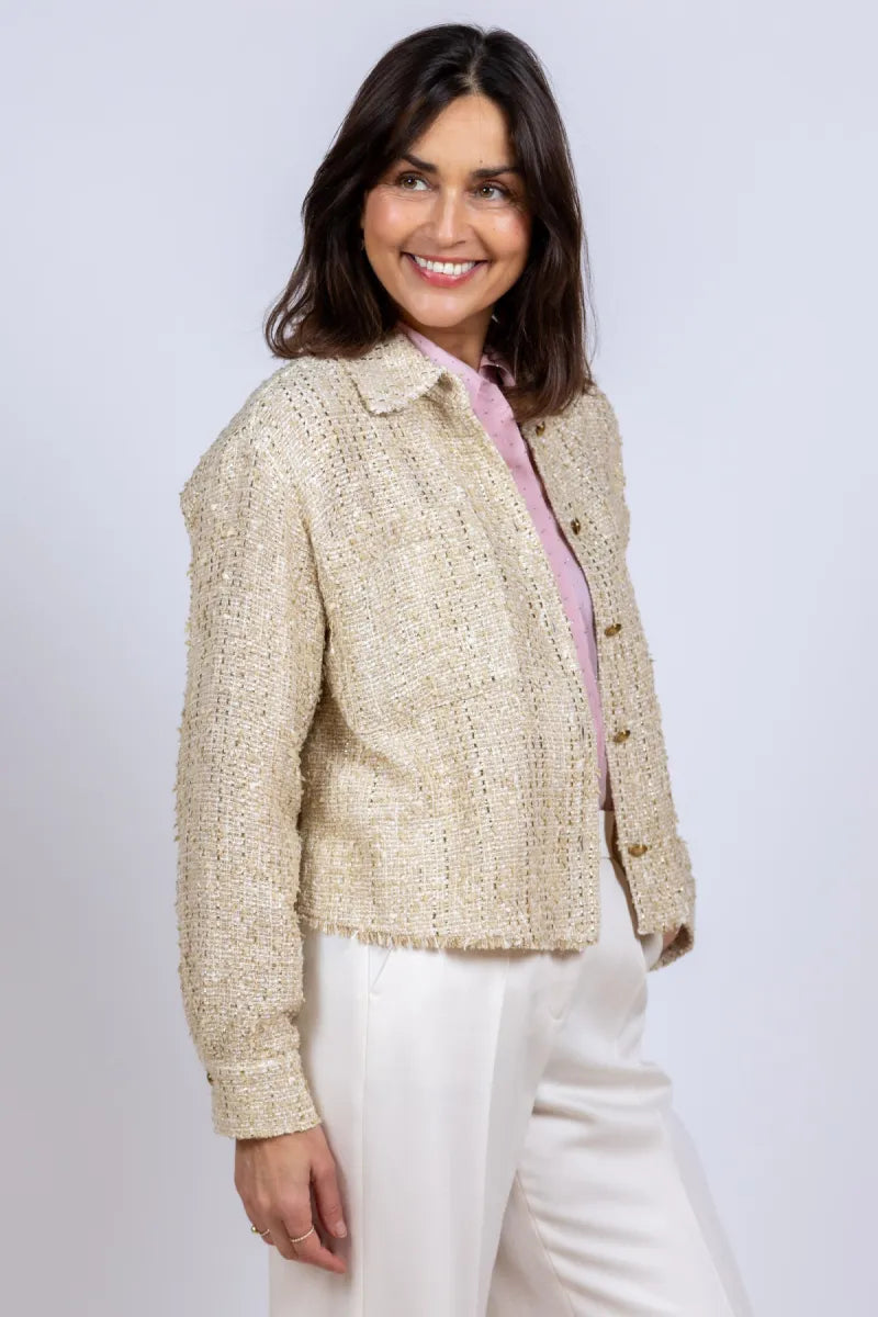 LUISA CERANO LUISA CERANO 438057-3809 Jasje met knopen - Goud
