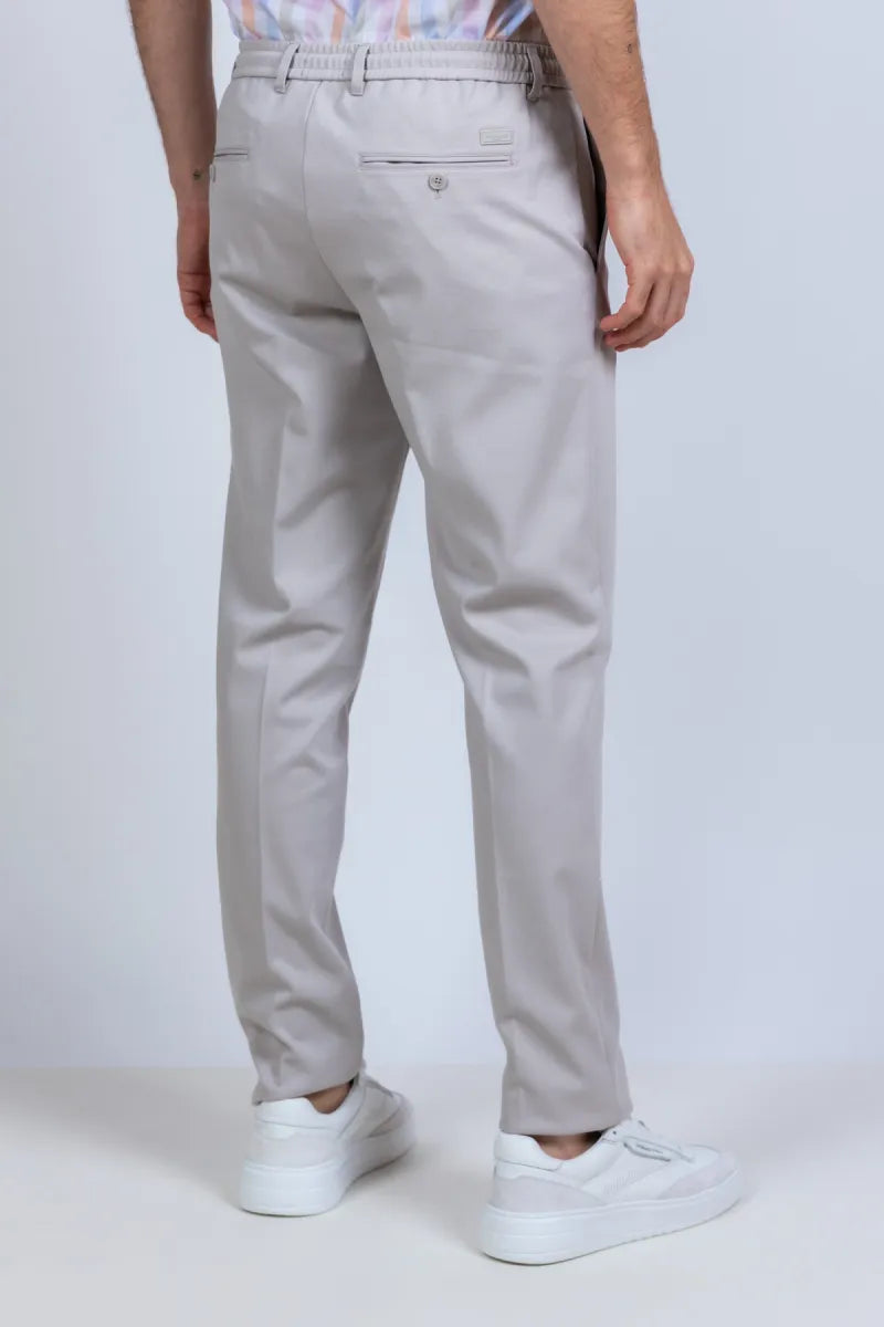 CAVALLARO HEREN CAVALLARO HEREN 121261009 Broek met koord - Beige