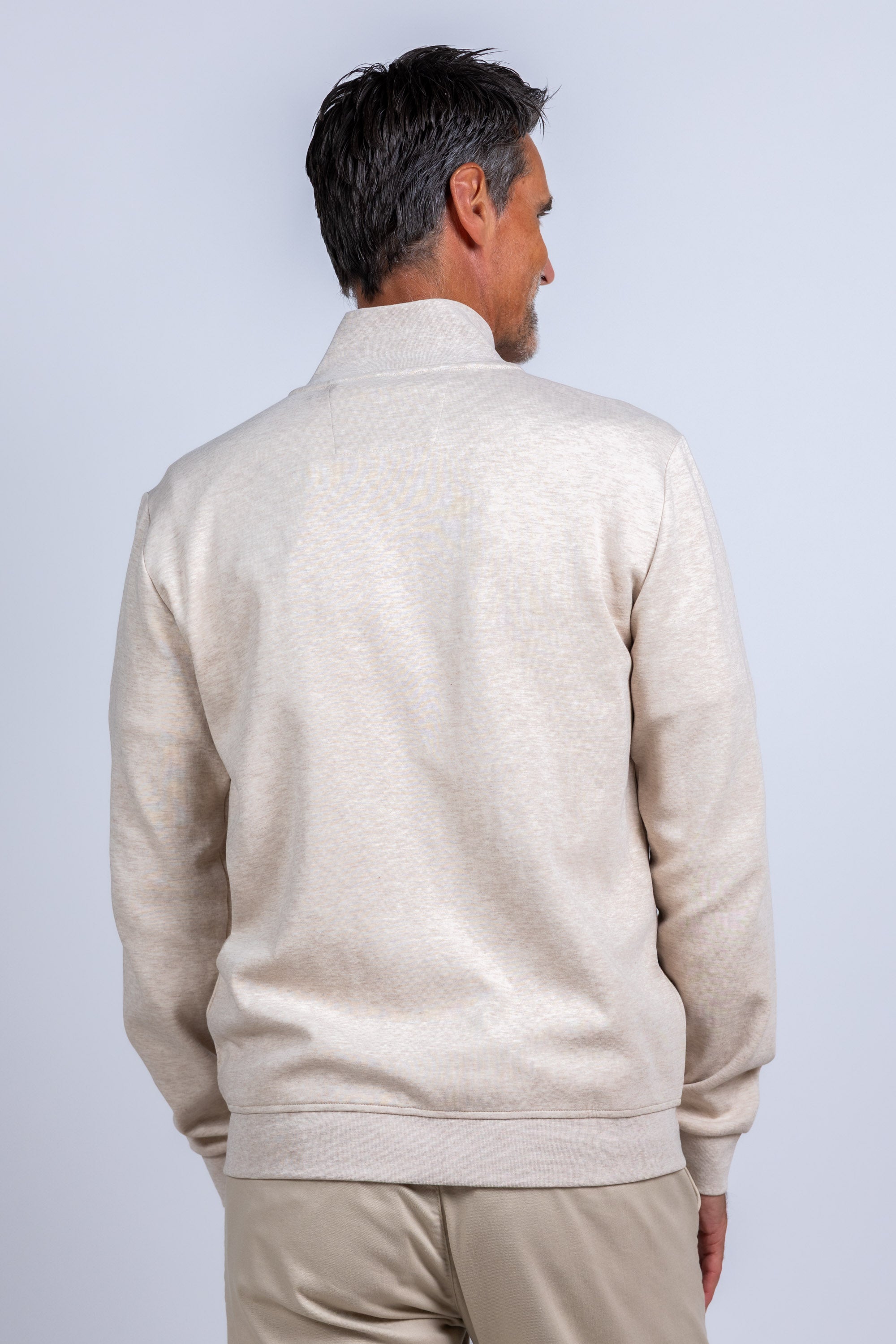 Vest met rits - Beige