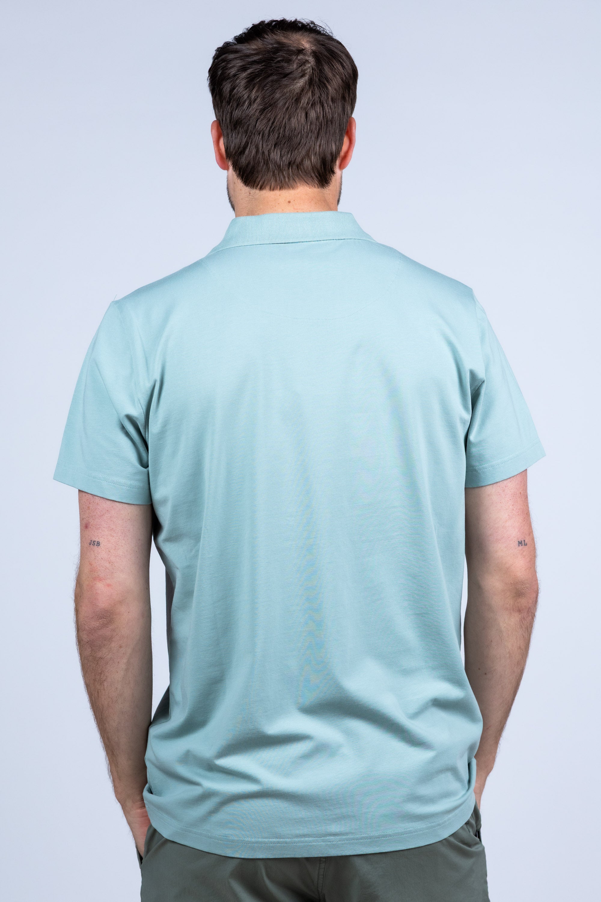 Polo met kraag - Appelgroen