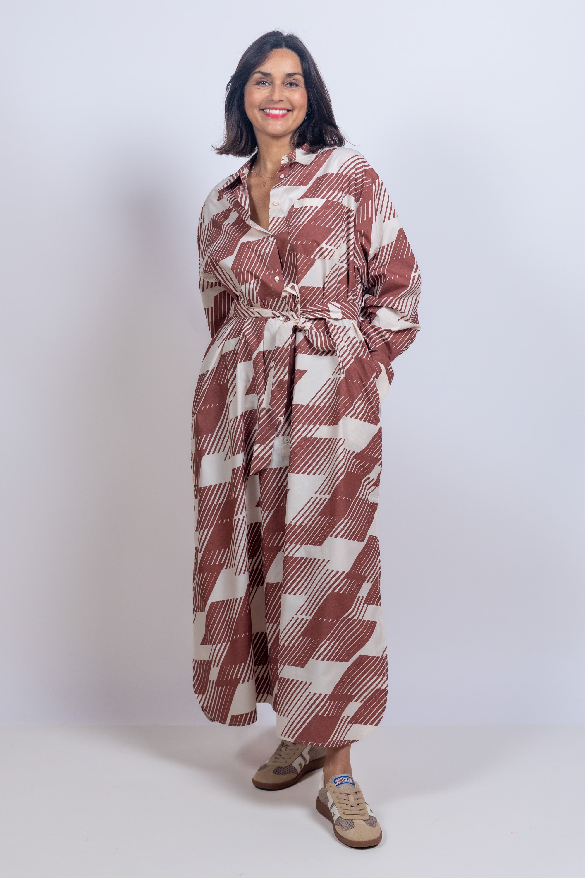 Jurk met ceintuur - Vicunia