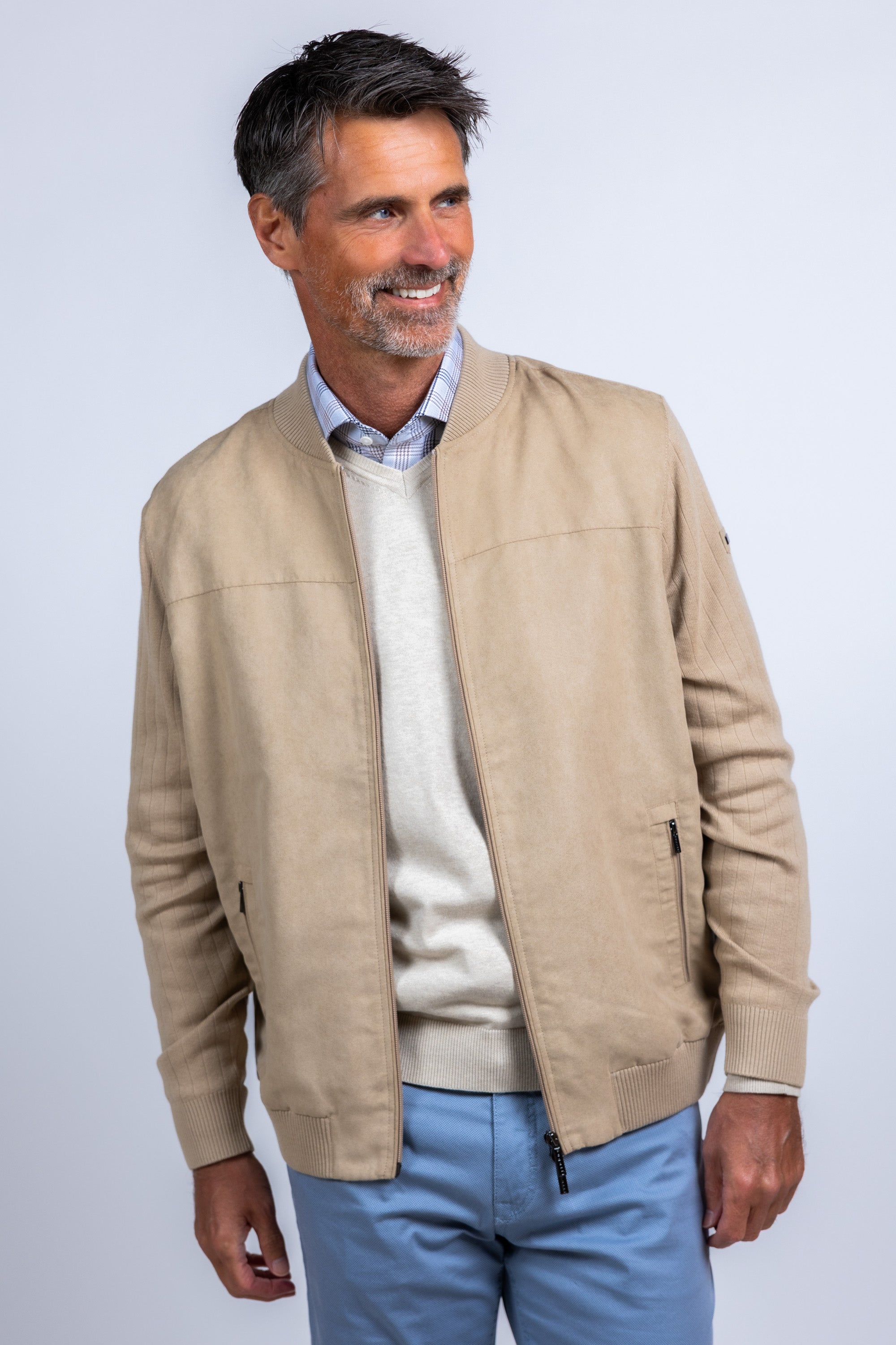 Jasje met rits - Beige