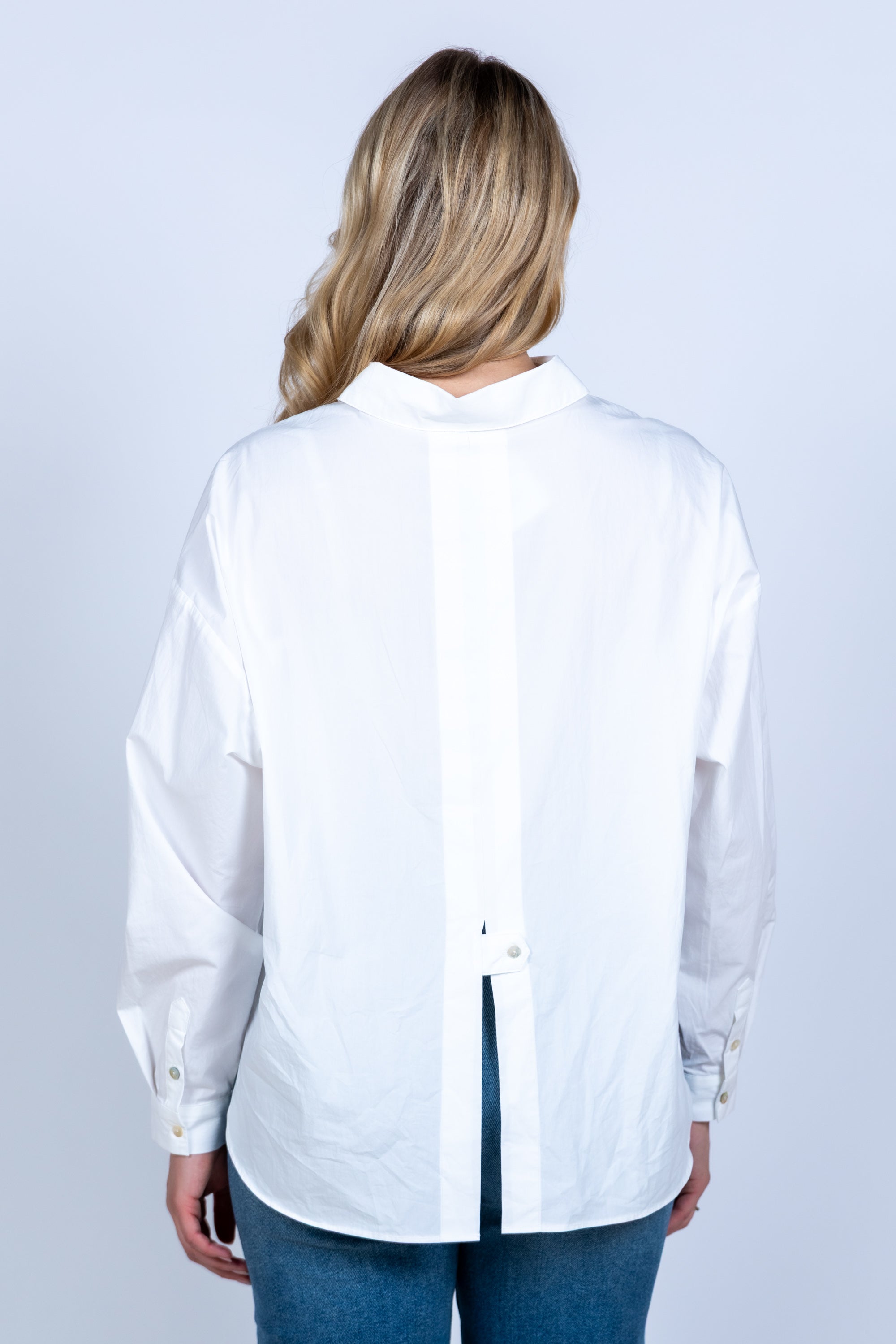 Blouse met knopen - Ecru