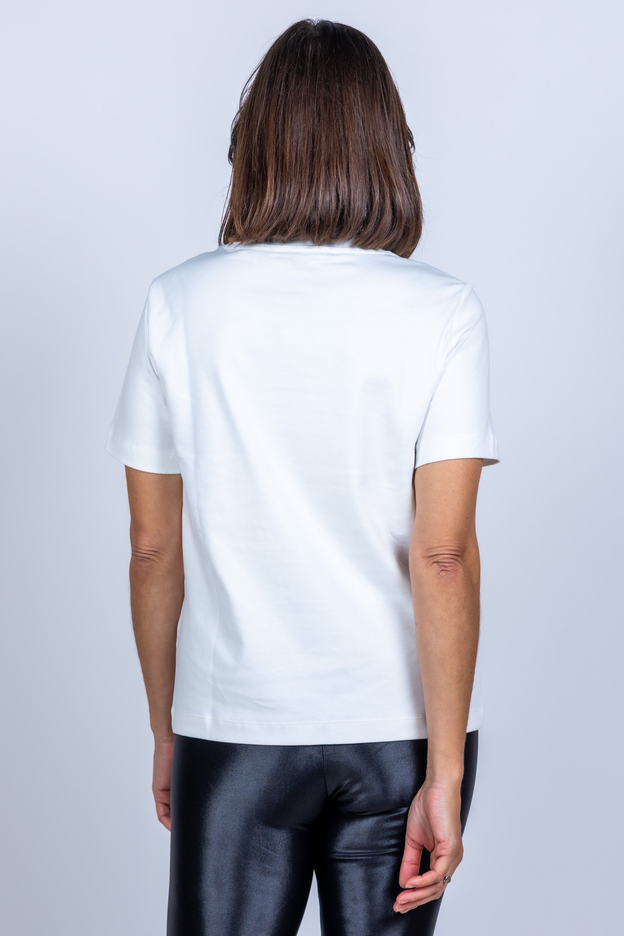 T-shirt met korte mouwen - Ecru